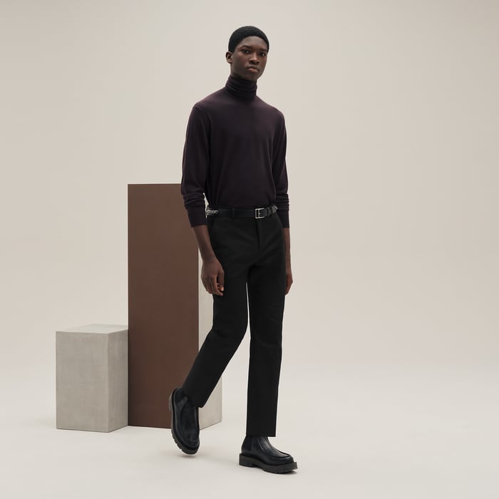 Noir Saint Germain Fitted Pants