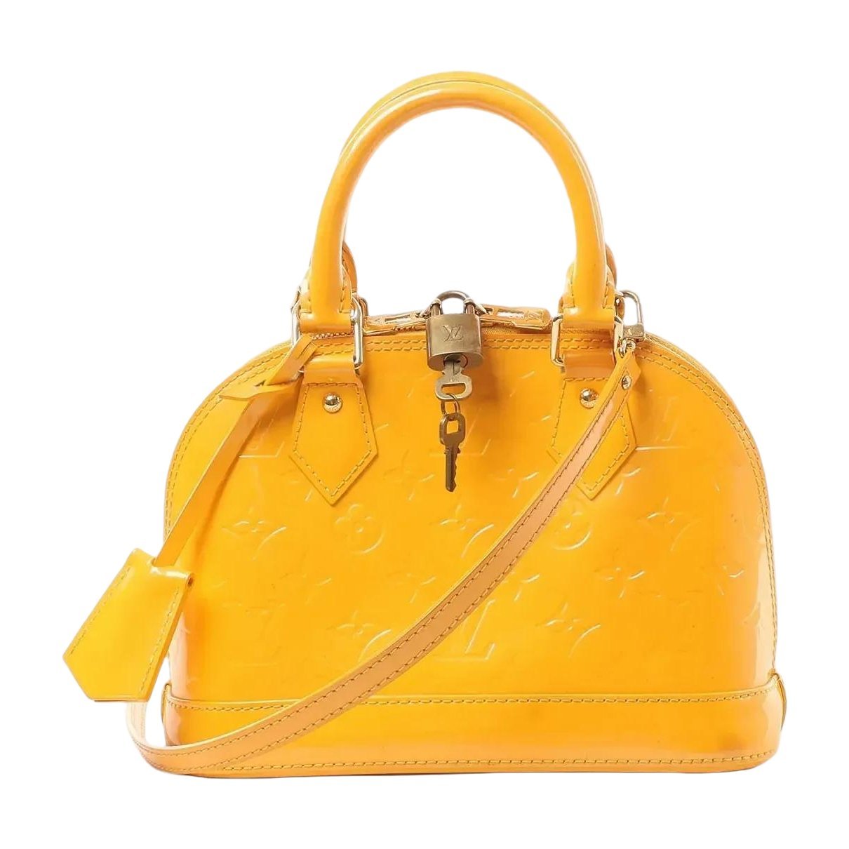 Alma patent leather handbag
