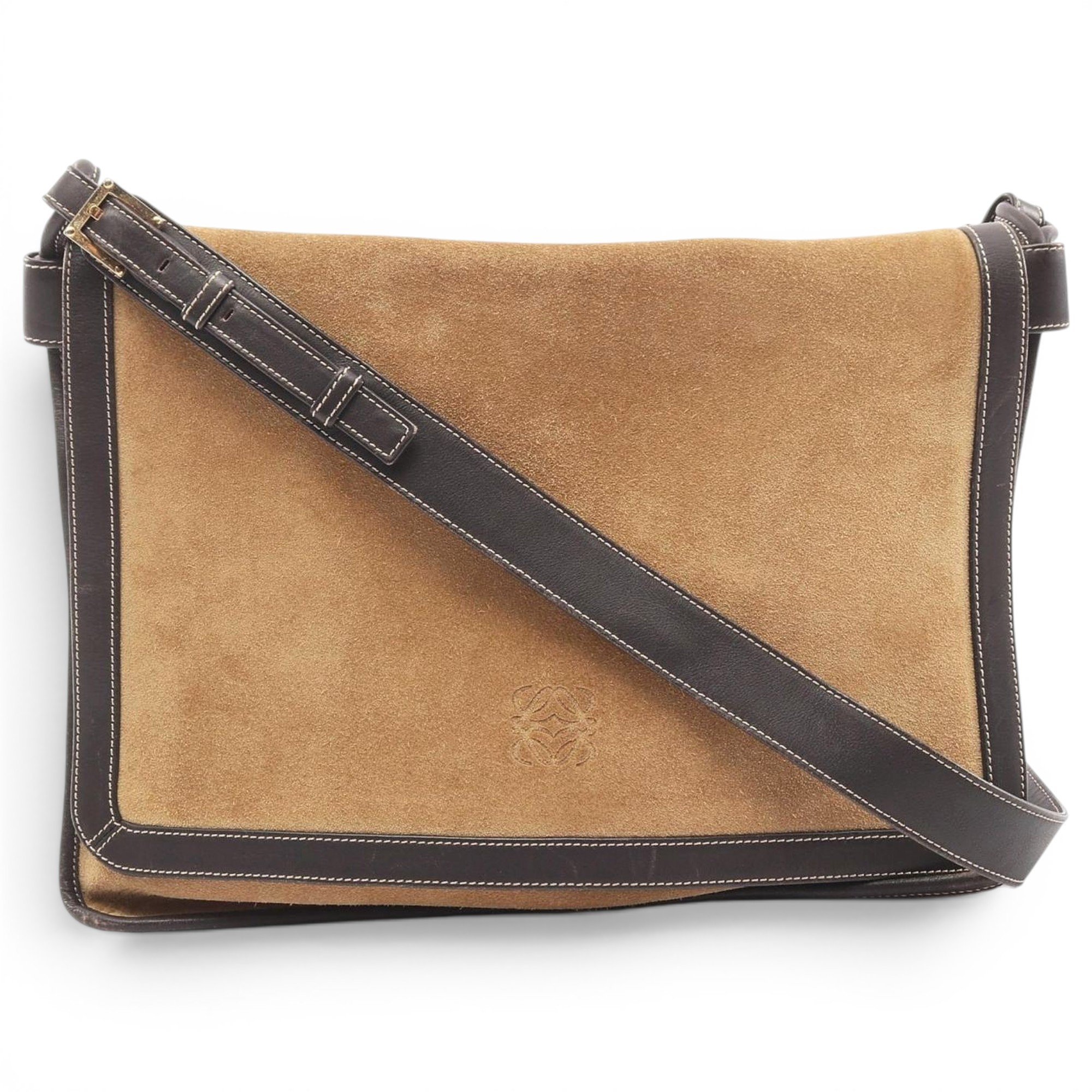 Anagram leather handbag