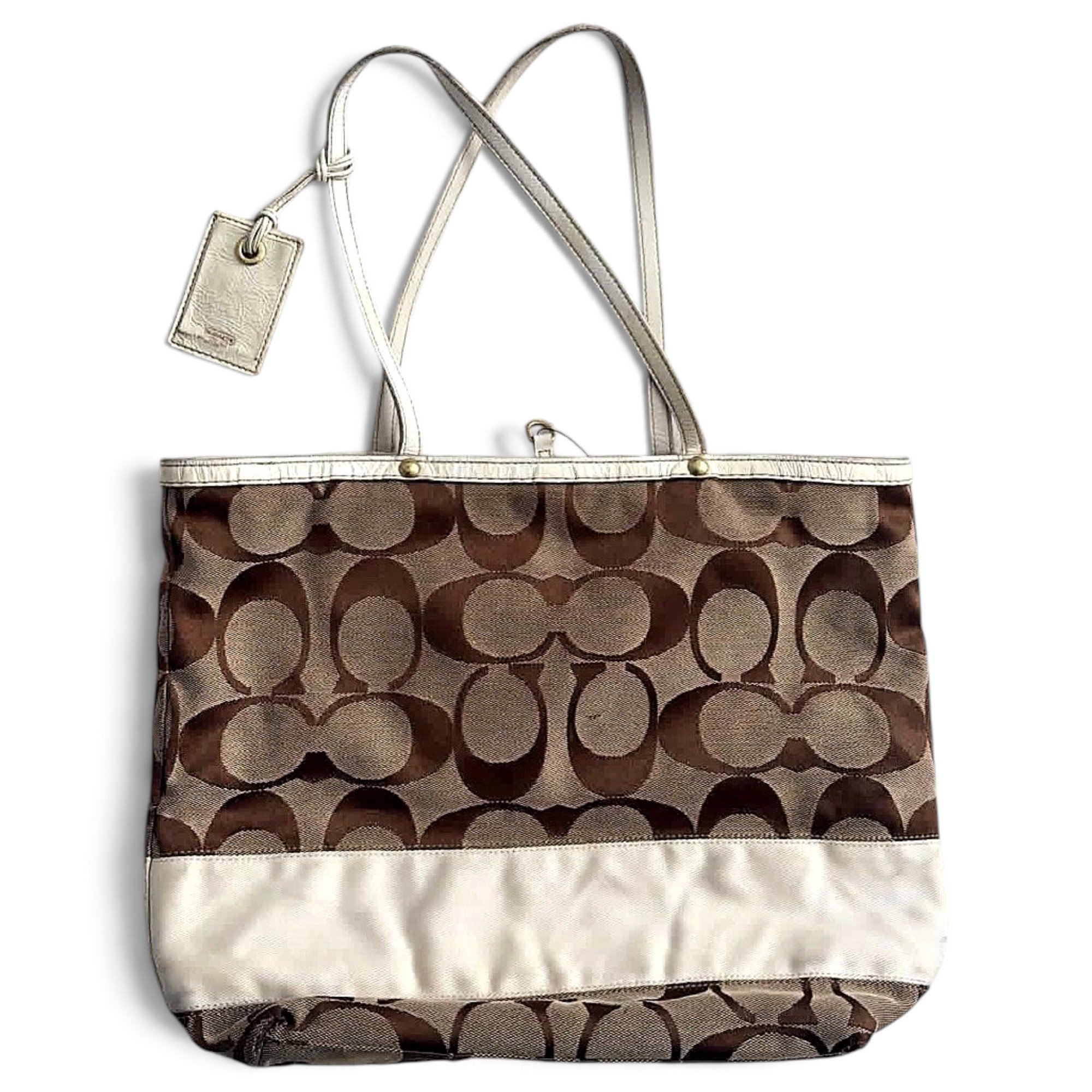Leather tote