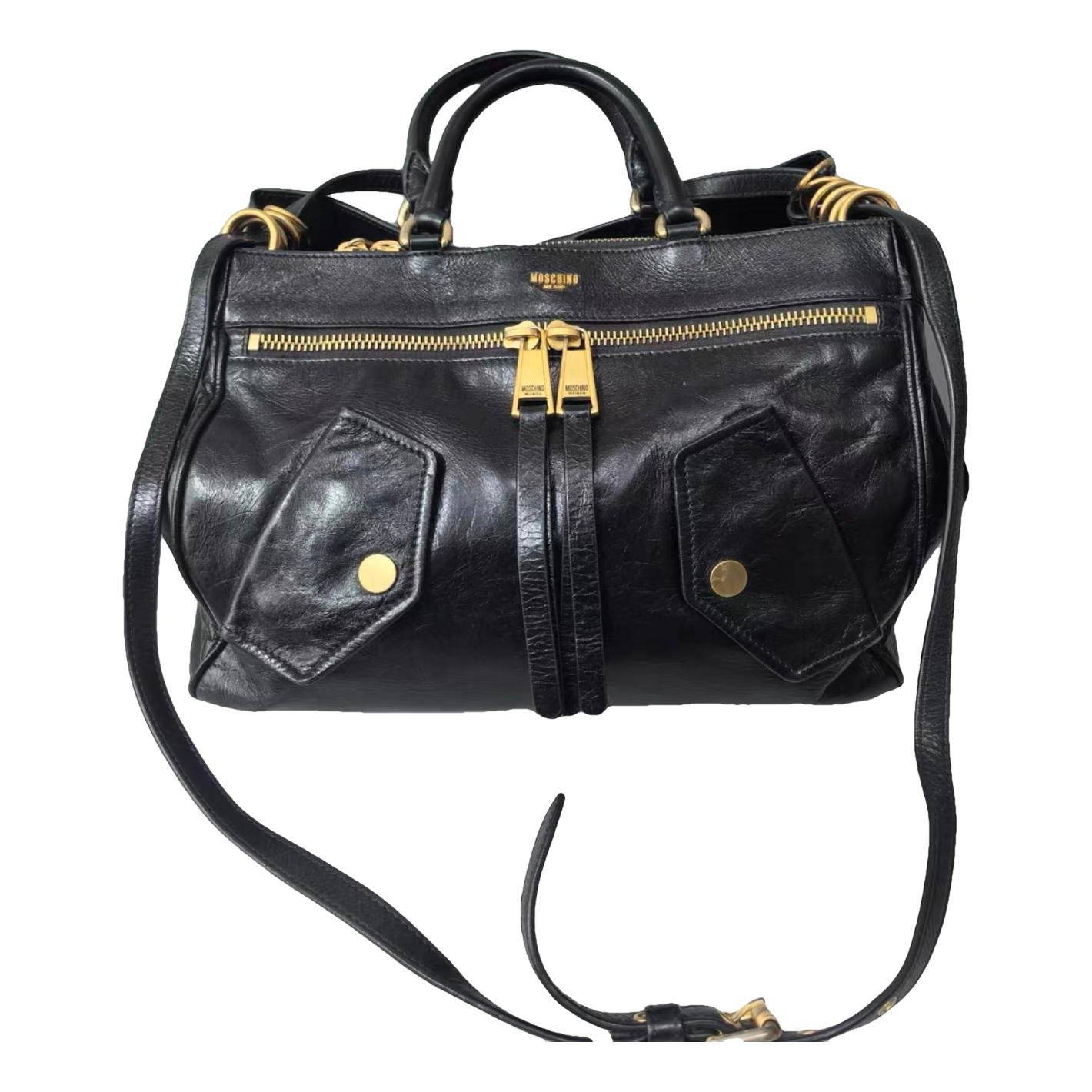 Biker glitter bag