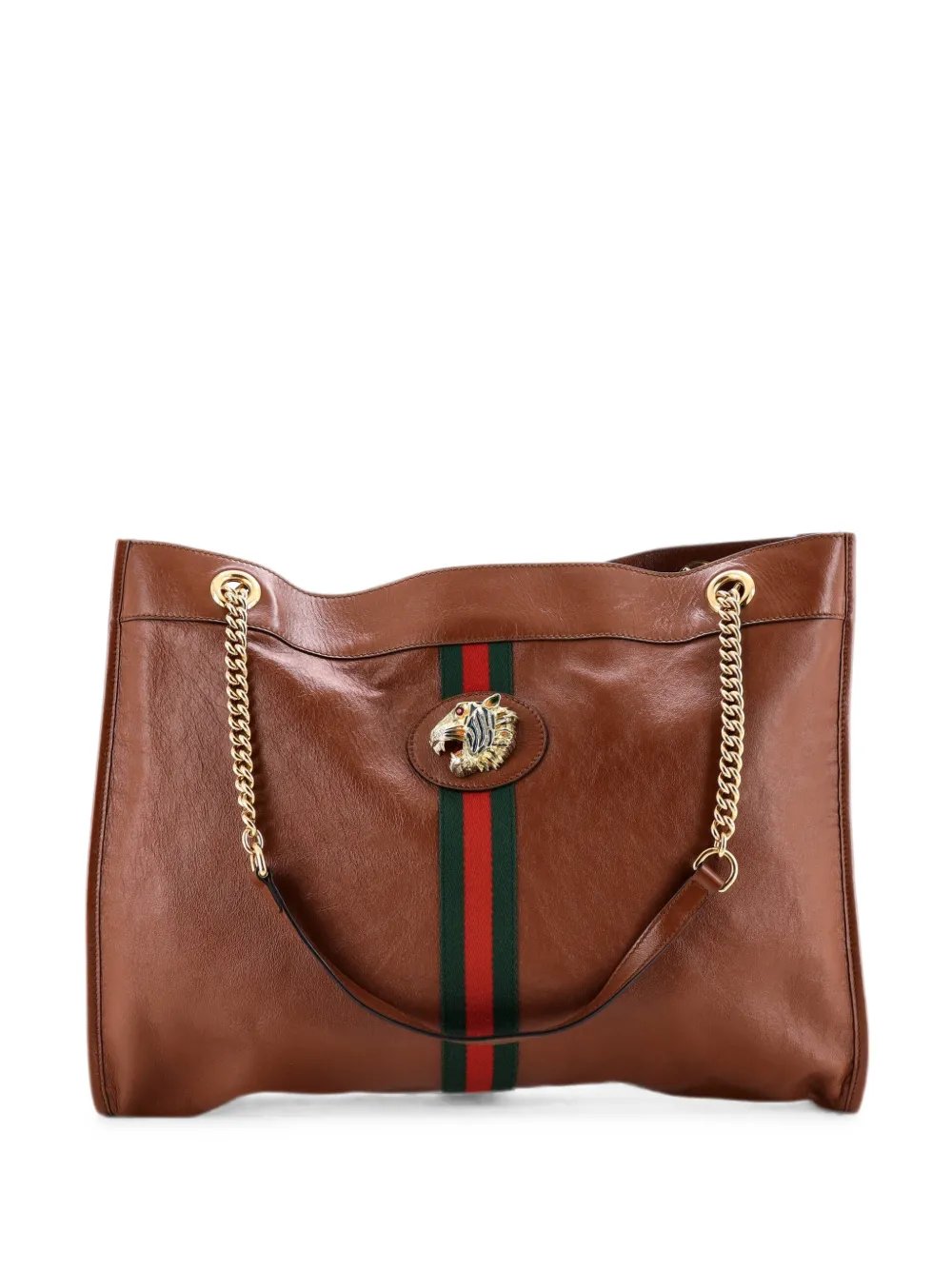 Rajah Chain Leather Large tote bag