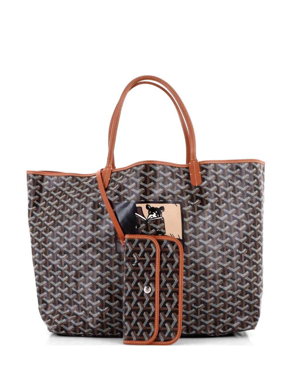 Saint Louis Printed Coated Canvas GM tote bag