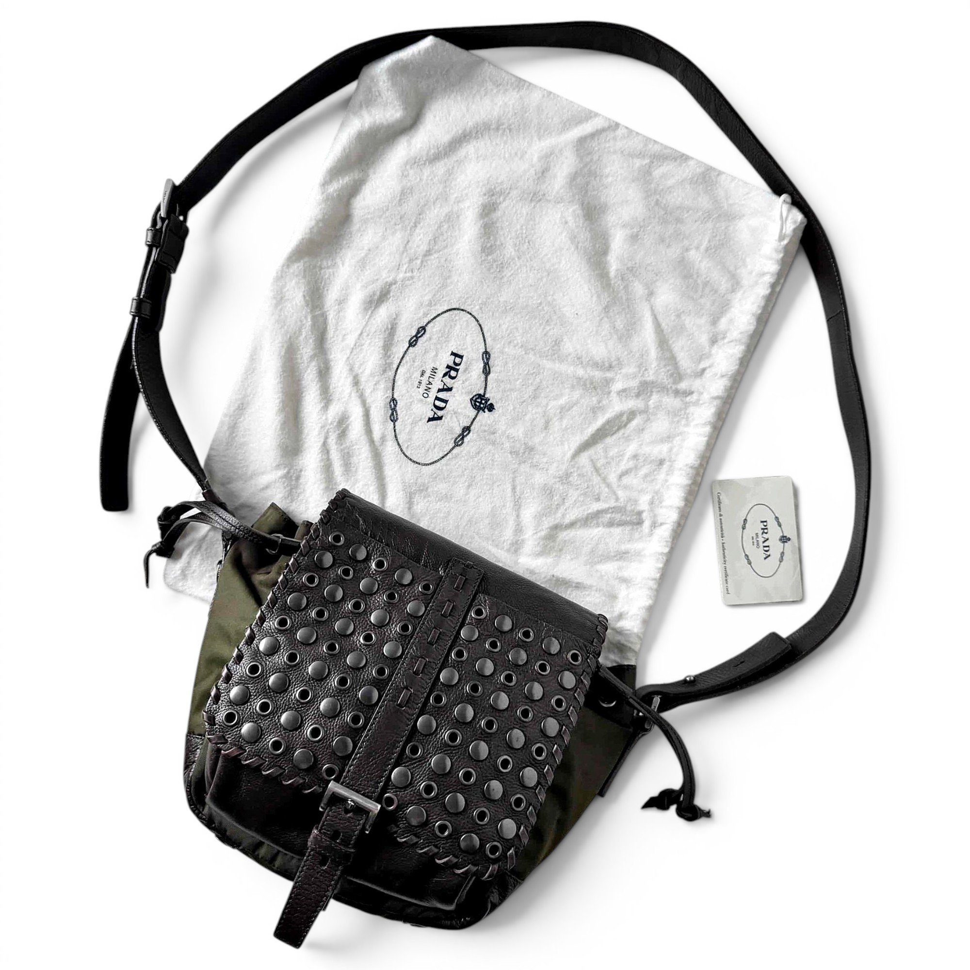 Patent leather handbag