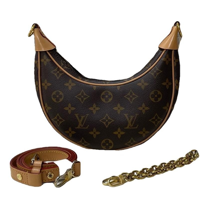 Loop leather handbag