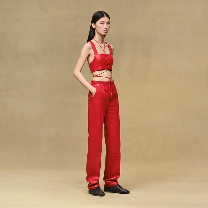 Rouge Amazone Straight Leg Pants
