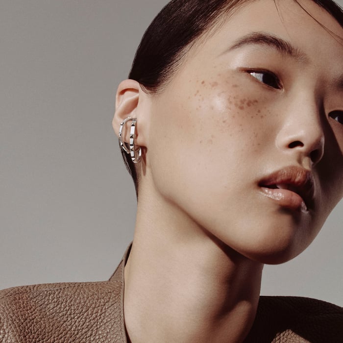 Sans Coloris Hermès Clou d'H Dangle Earrings