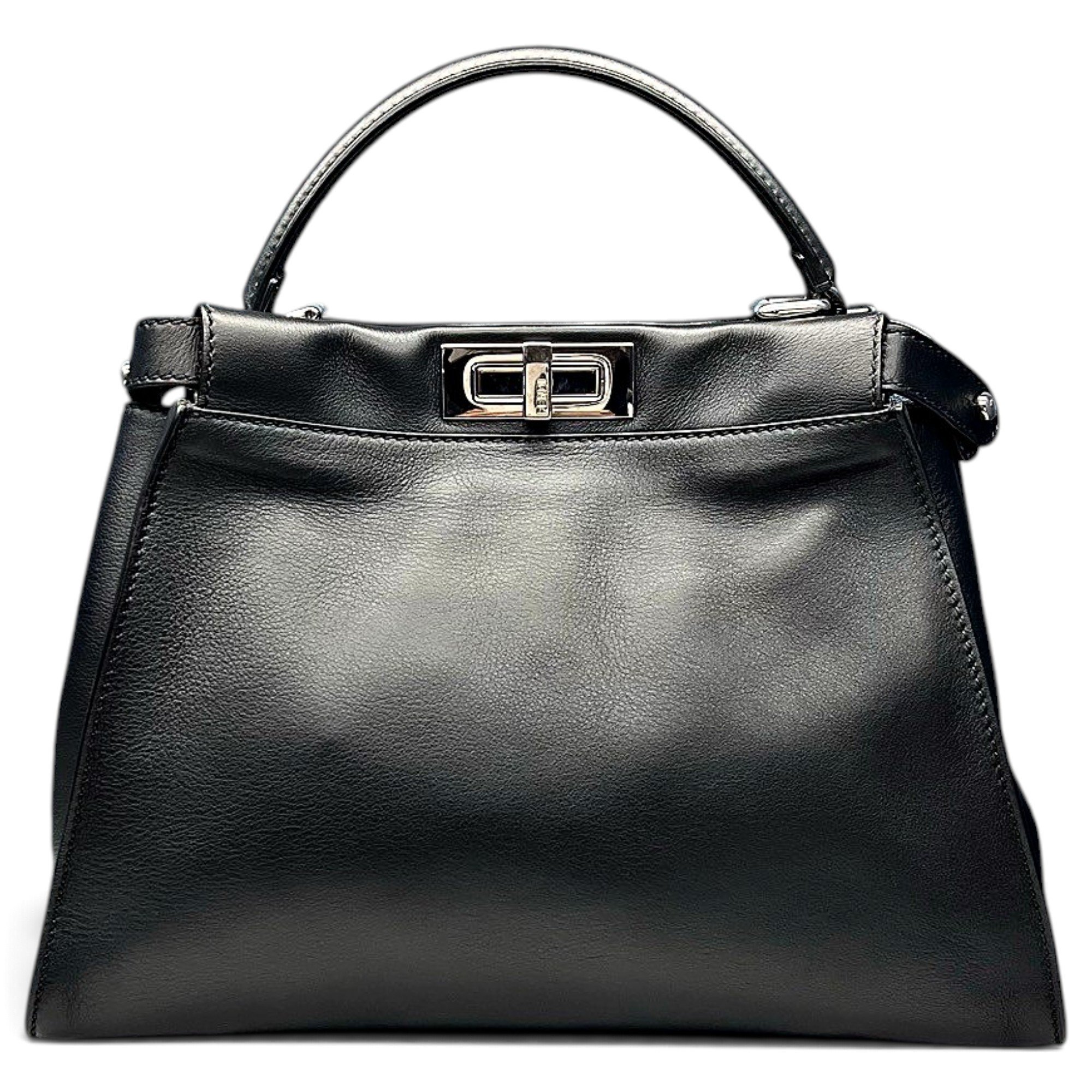 Peekaboo leather handbag