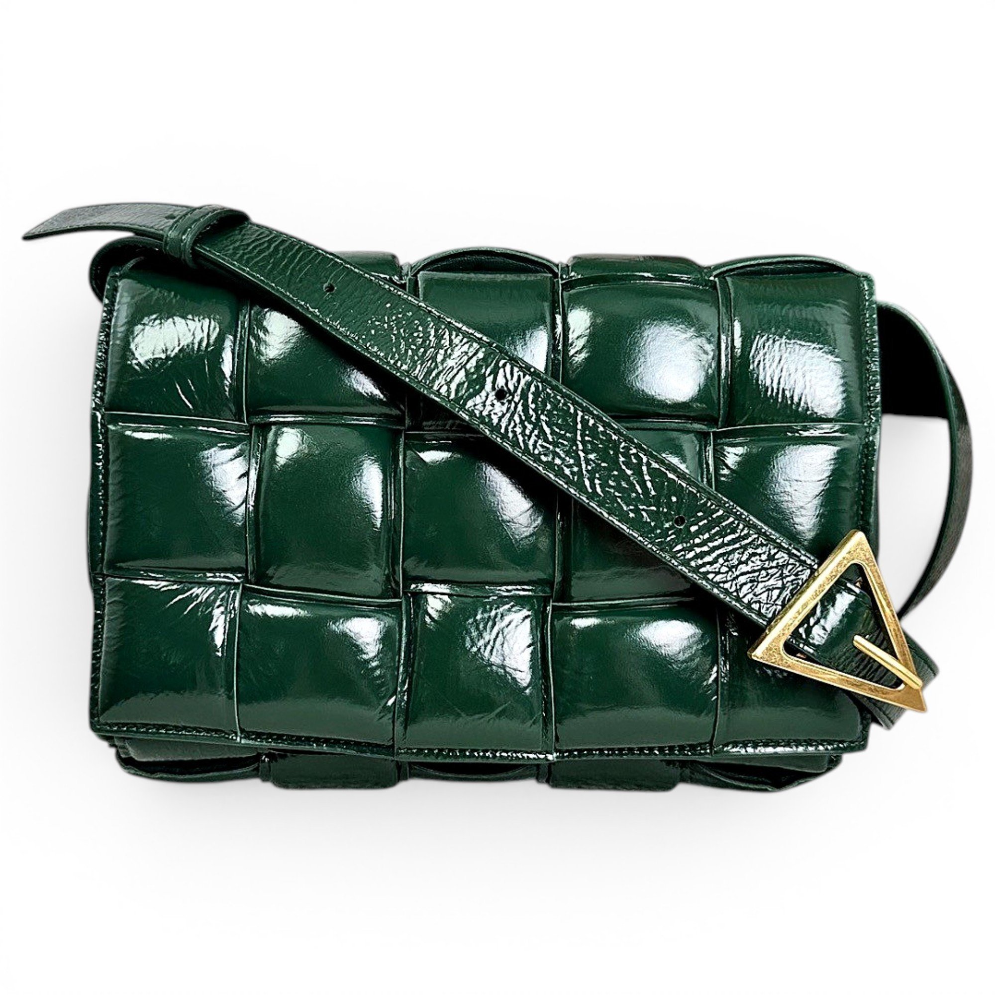 Cassette Padded leather handbag