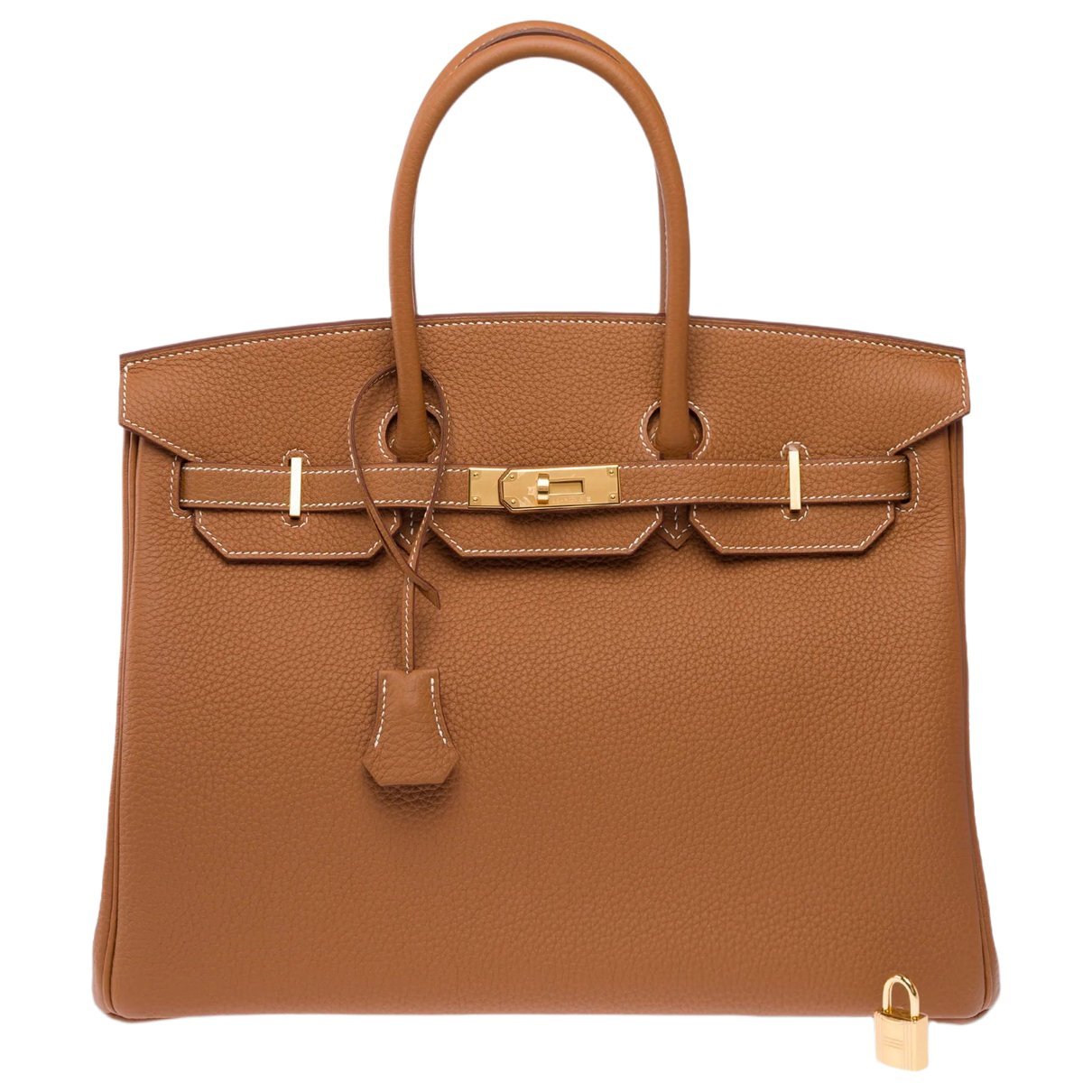 Birkin 35 leather handbag