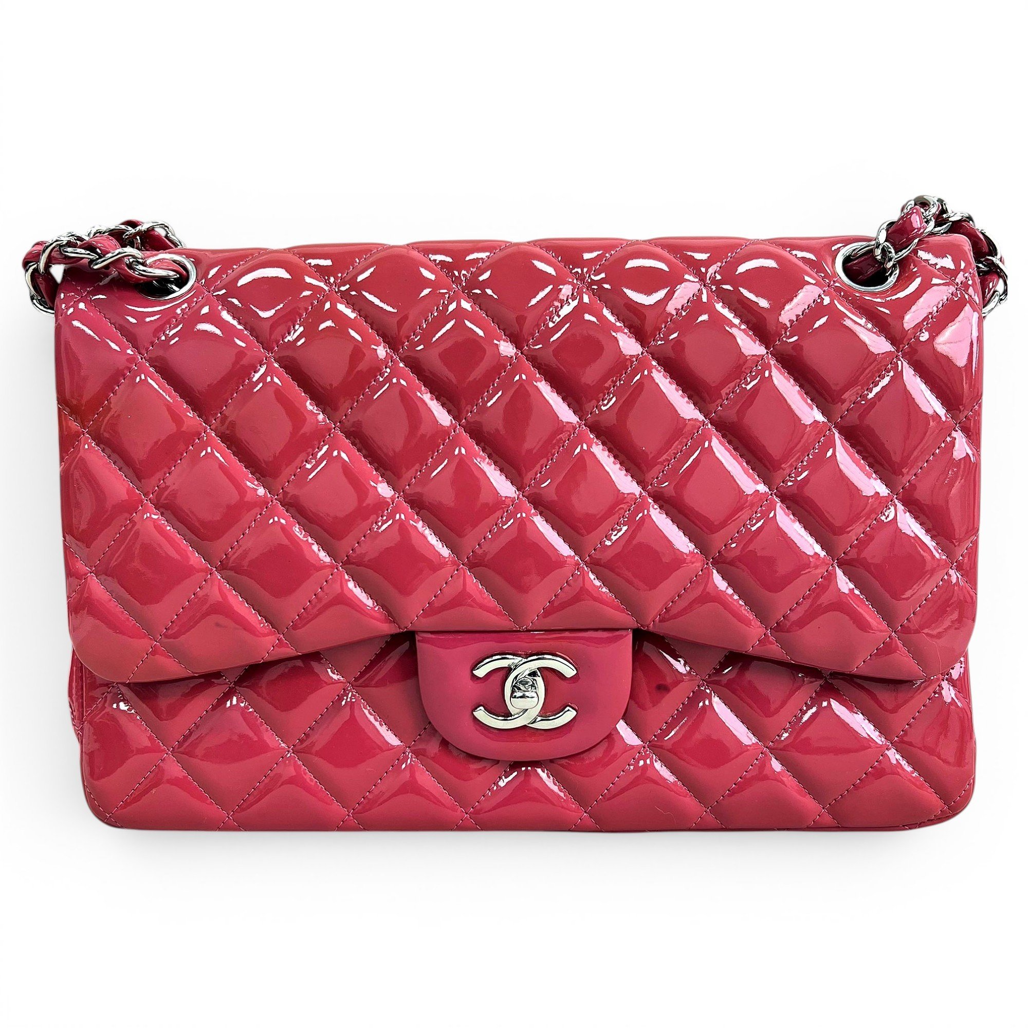 Timeless/Classique patent leather handbag