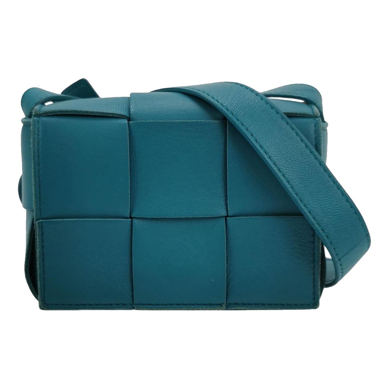 Cassette leather handbag
