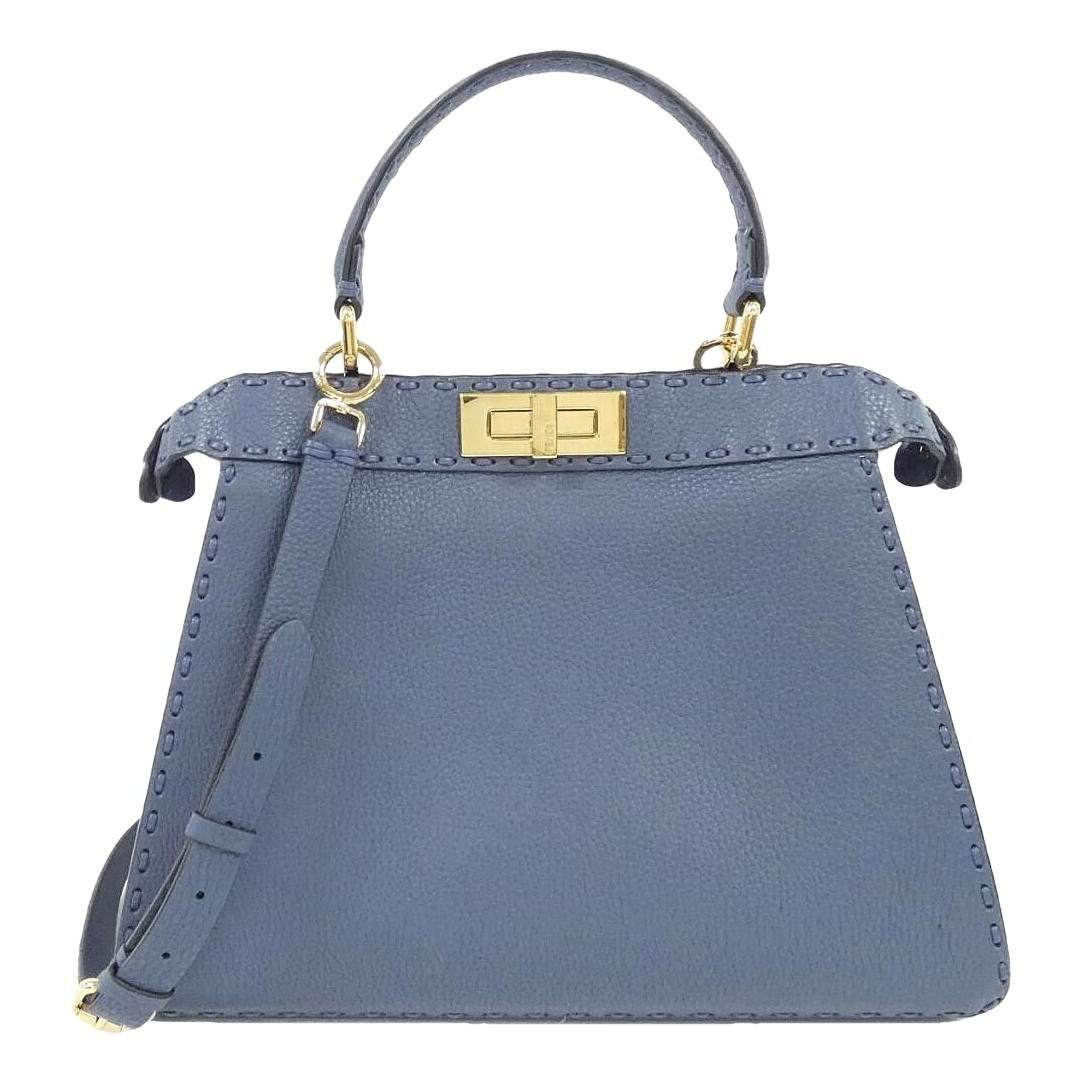 Peekaboo leather handbag