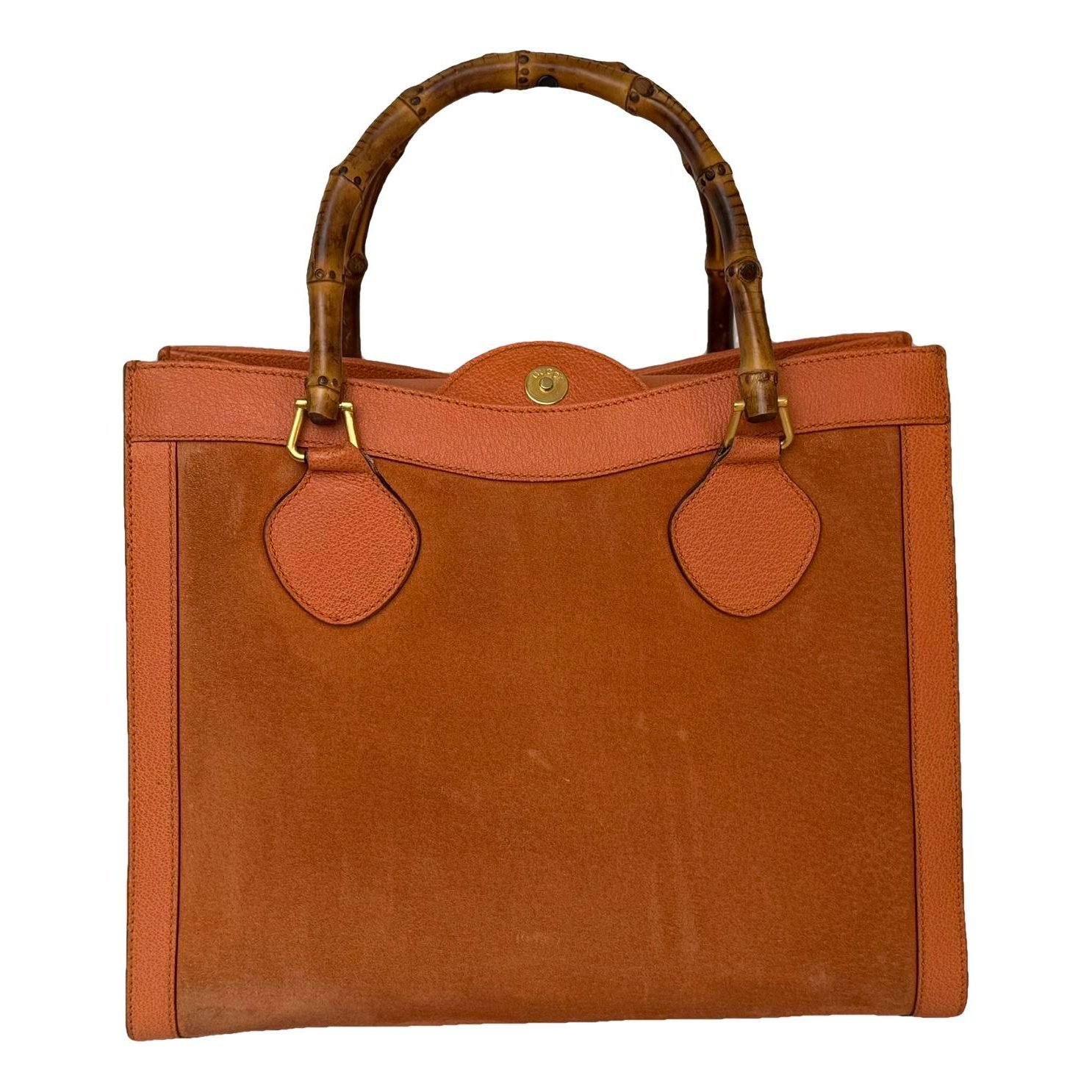 Diana Bamboo leather tote