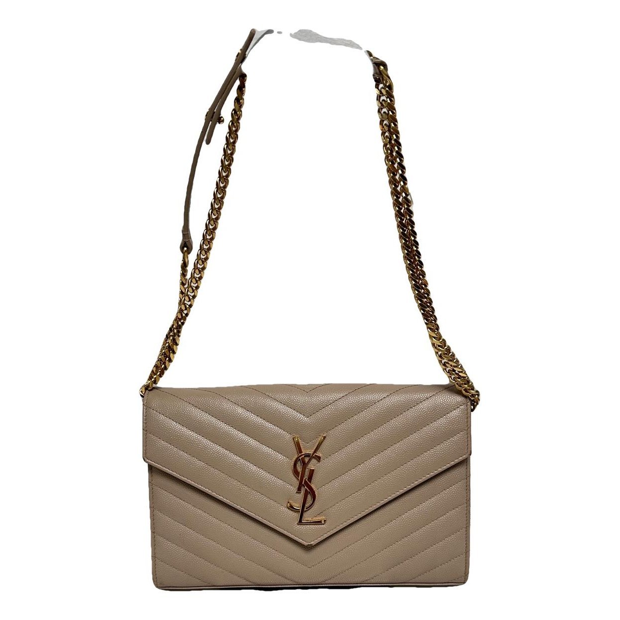 Envelope leather handbag