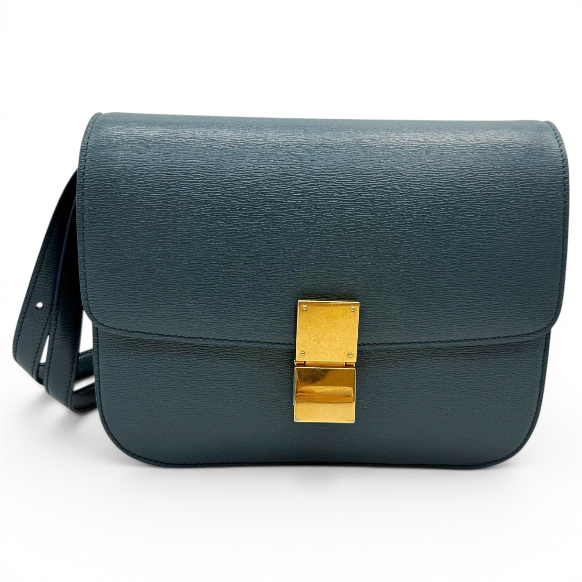 Classic leather crossbody bag