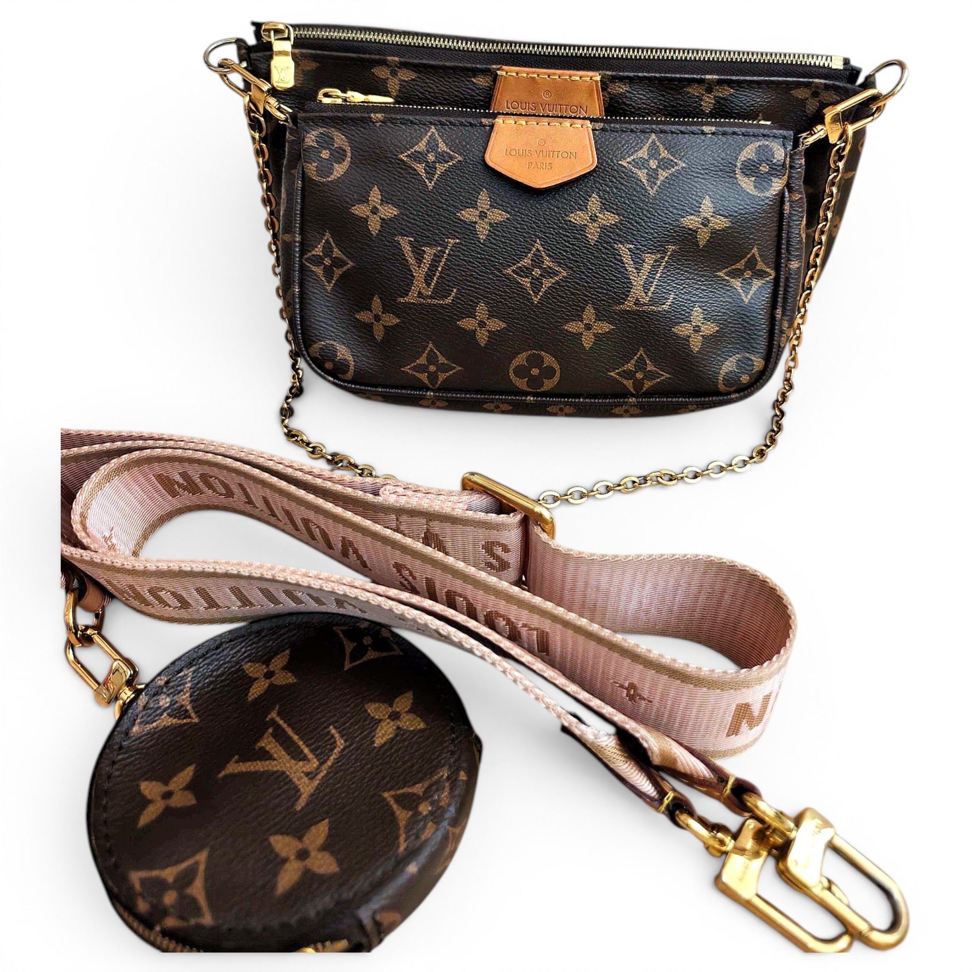 Multi Pochette Accessoires leather crossbody bag