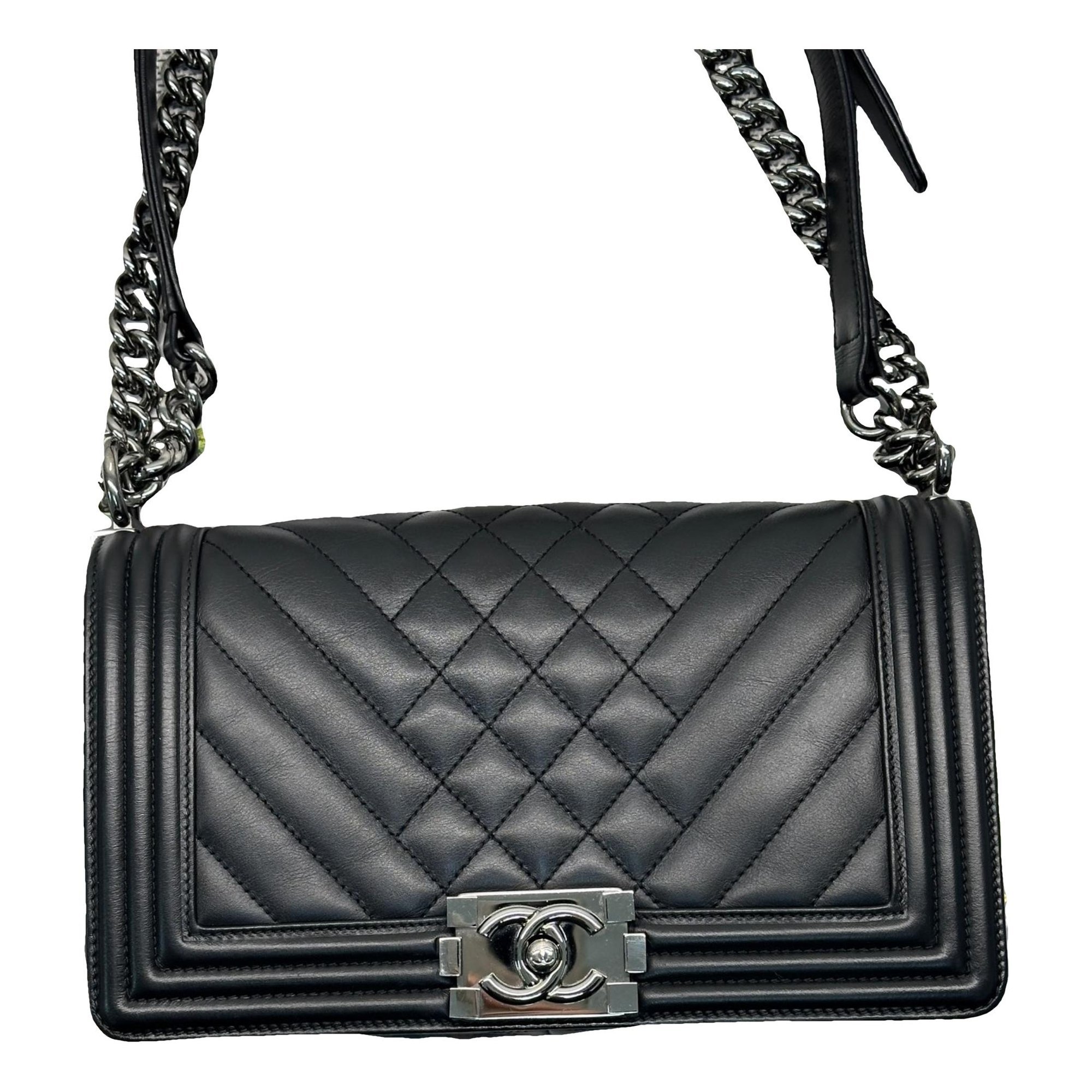 Boy leather crossbody bag