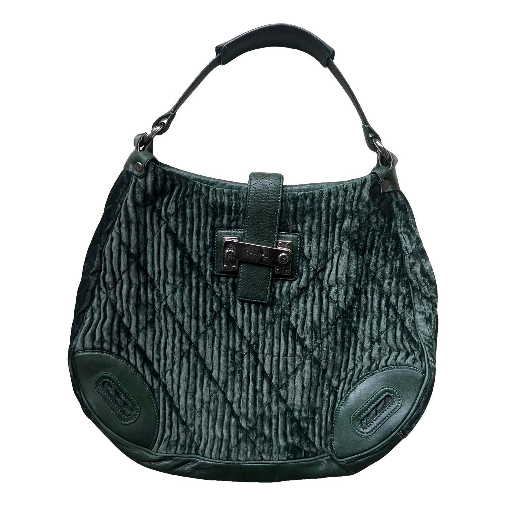 Velvet handbag