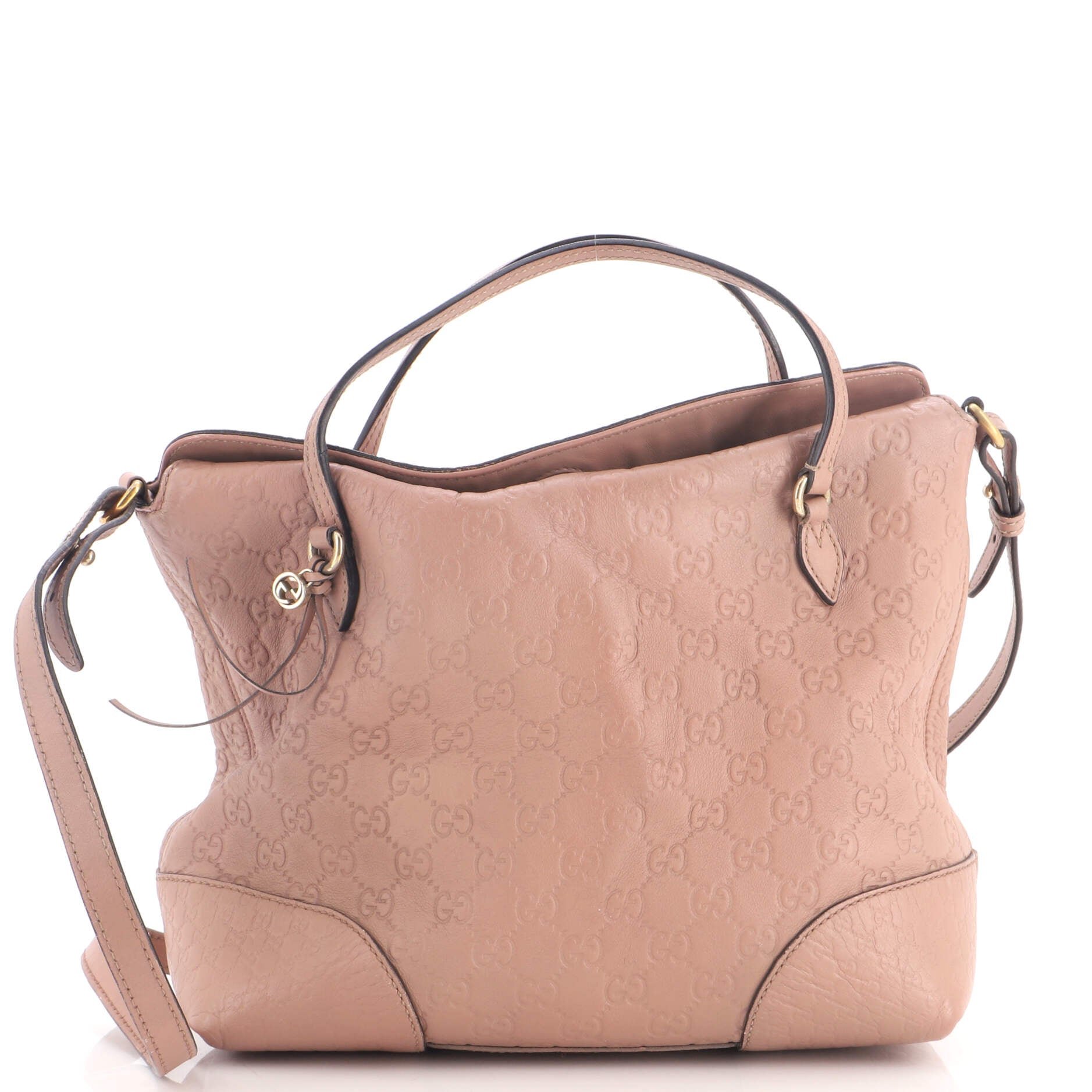 Bree Convertible Top Handle Bag Guccissima Leather Medium