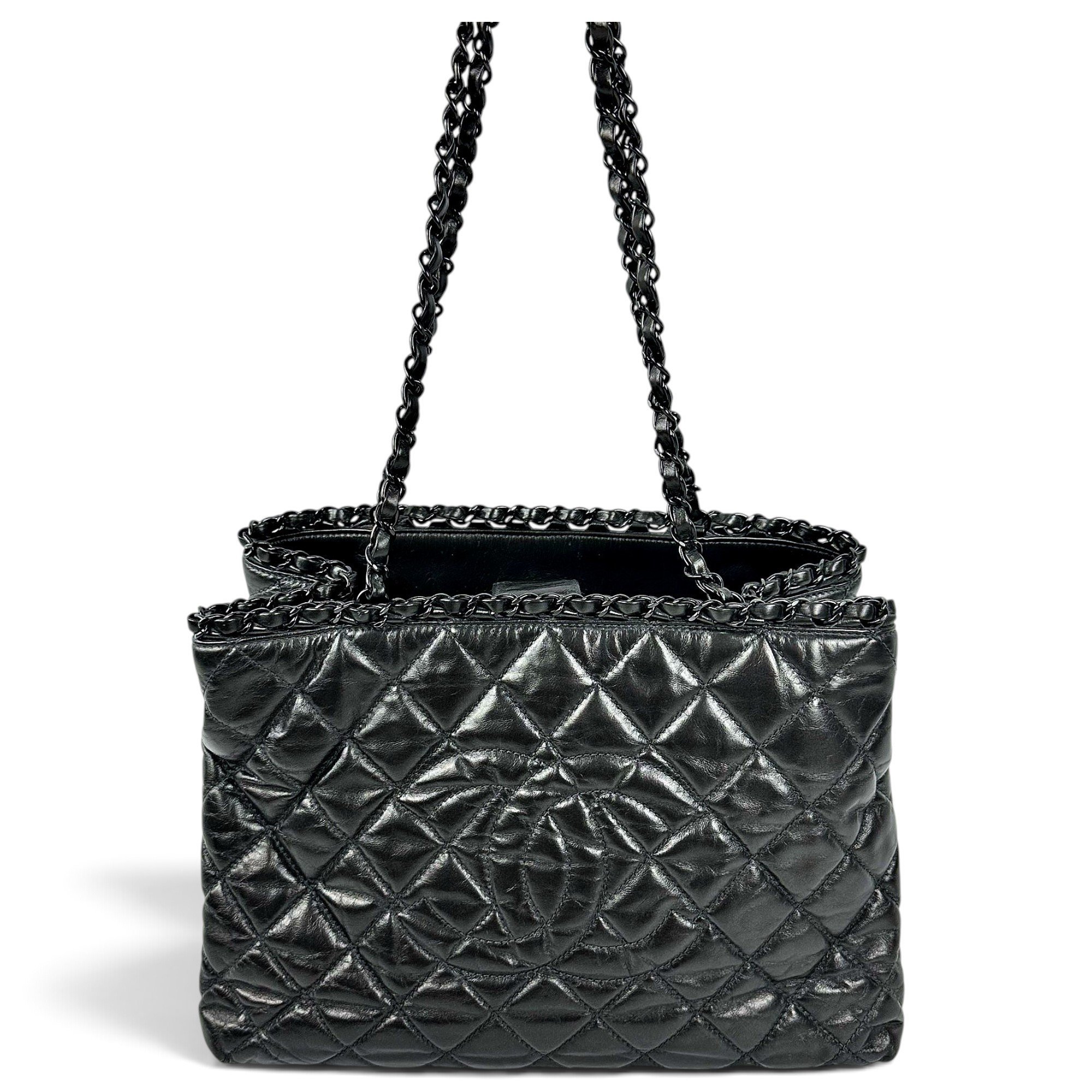 Leather tote