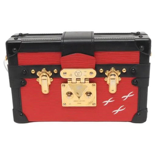 Petite Malle leather handbag