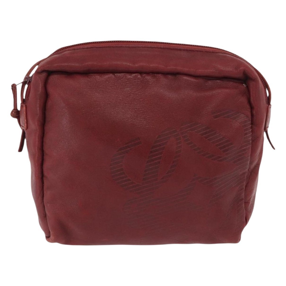 Anagram leather handbag