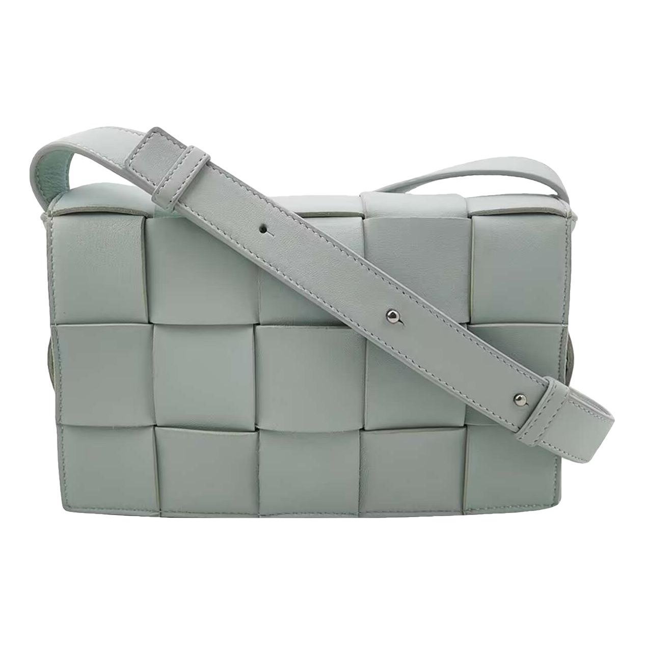 Cassette leather handbag
