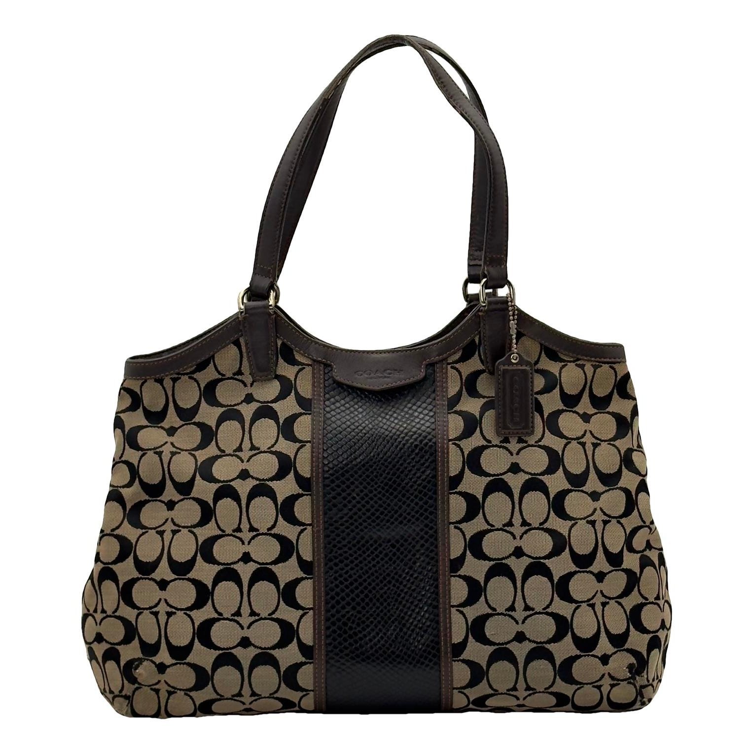 Signature Sufflette cloth handbag