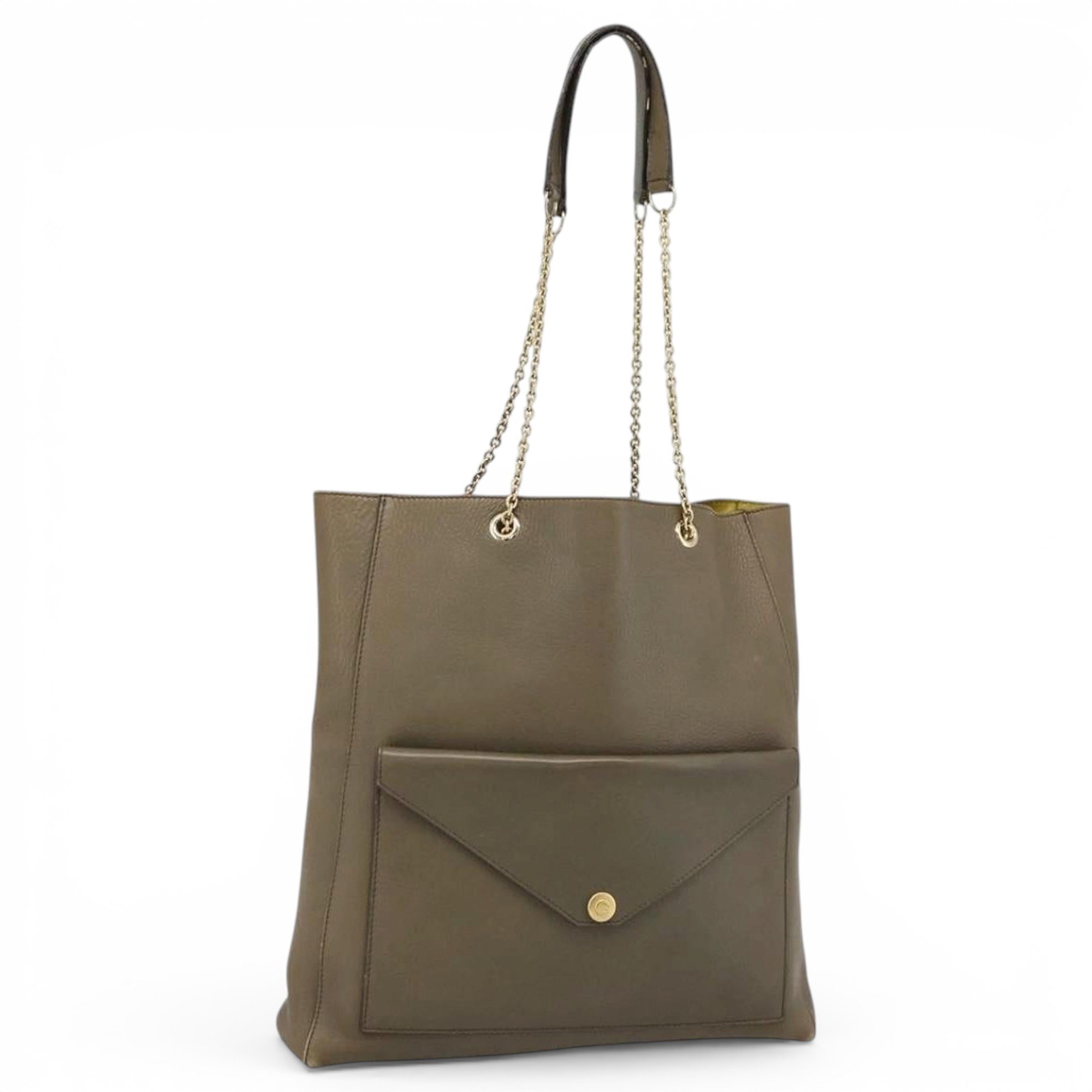 Leather tote