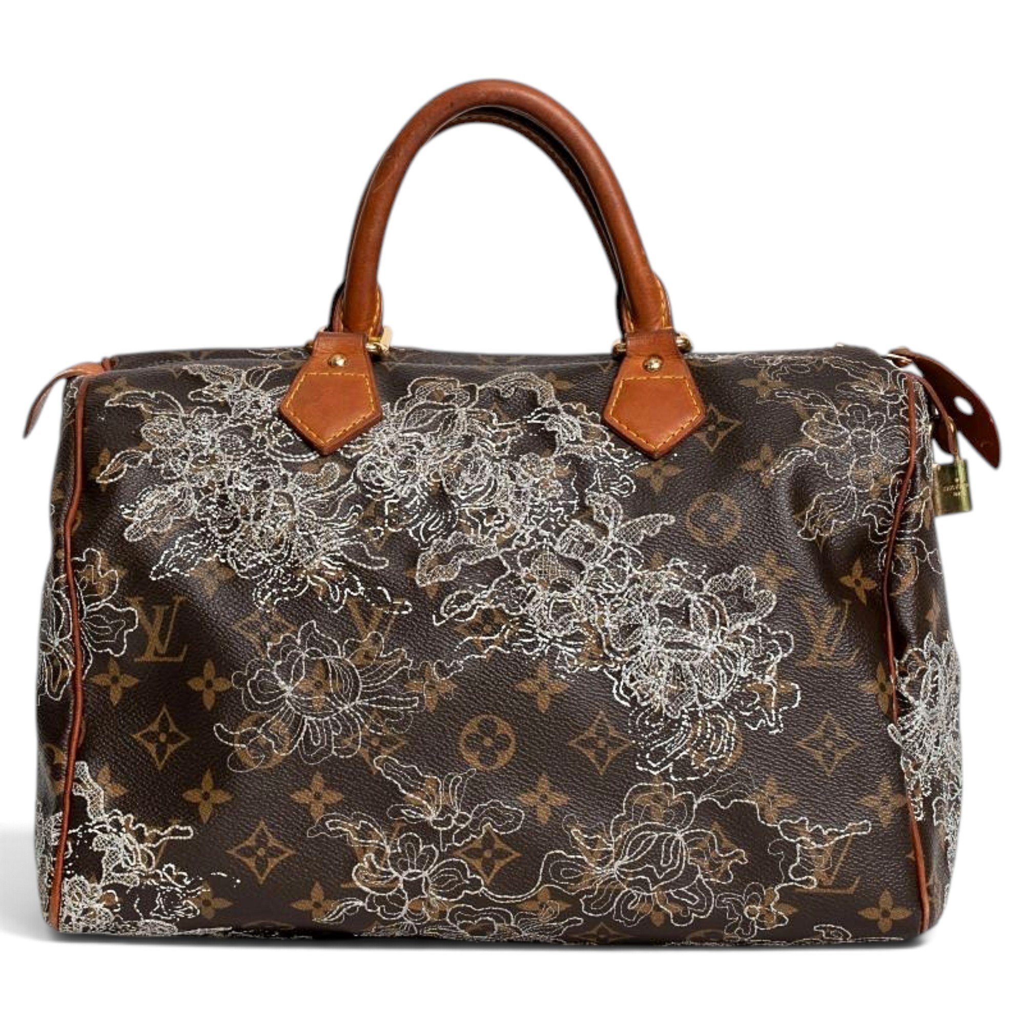 Speedy leather handbag