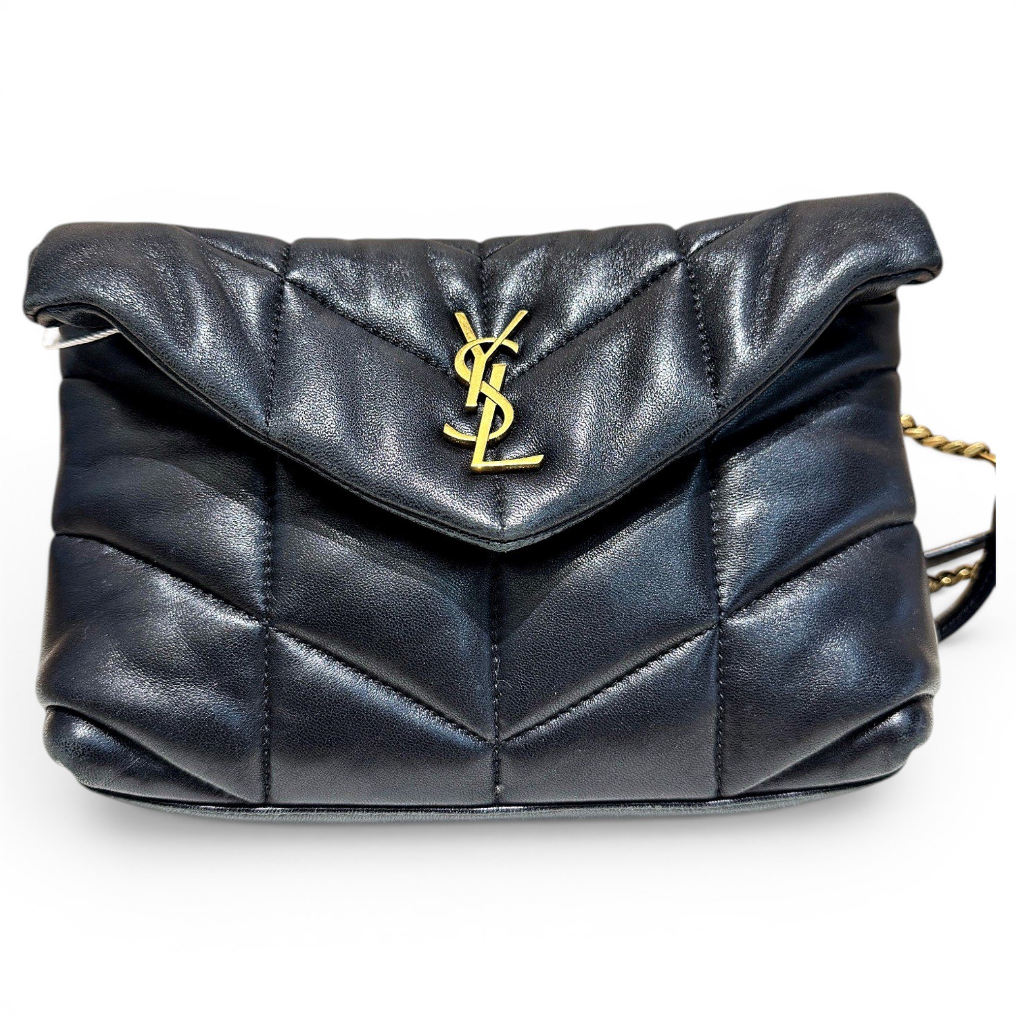Loulou Puffer leather crossbody bag