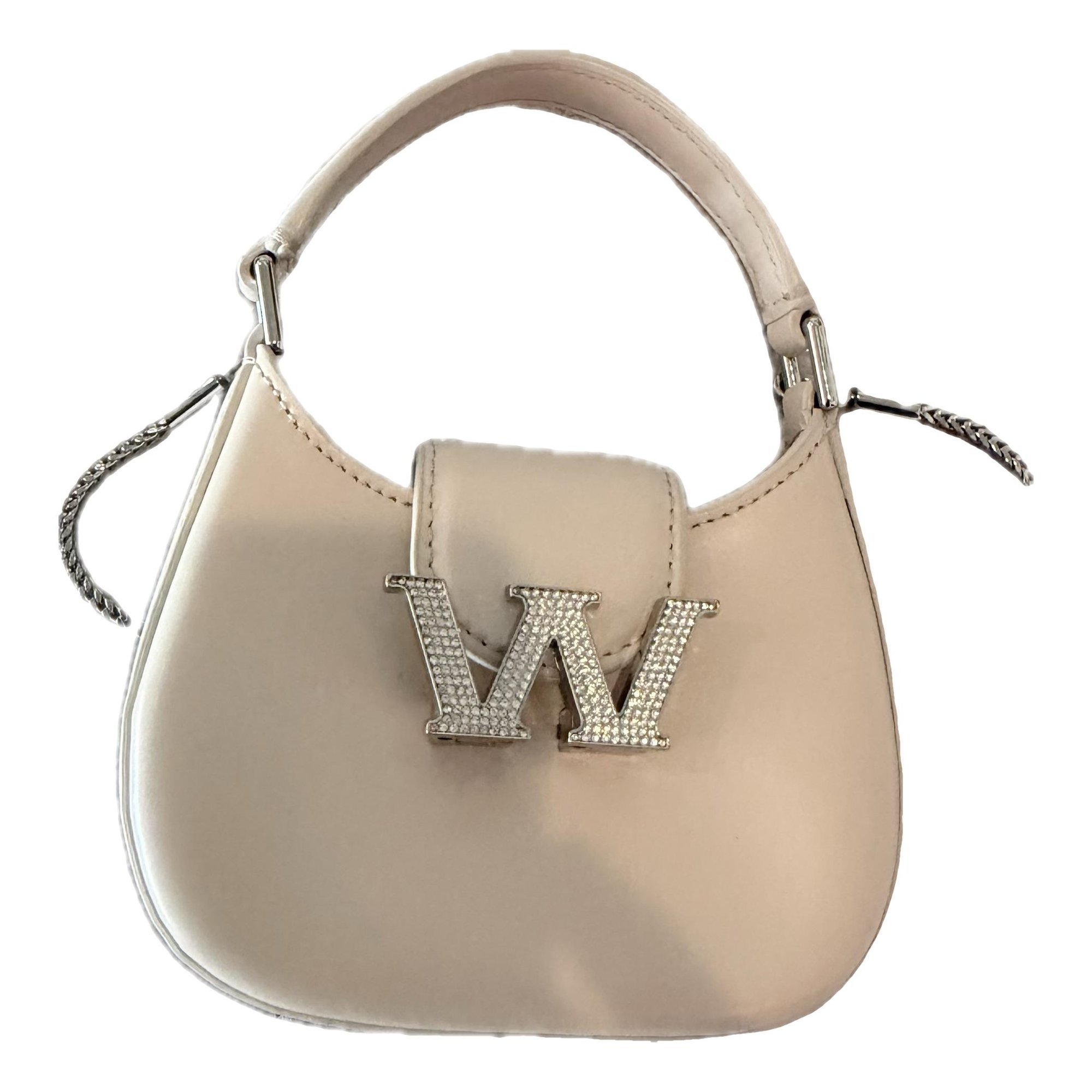Leather clutch bag