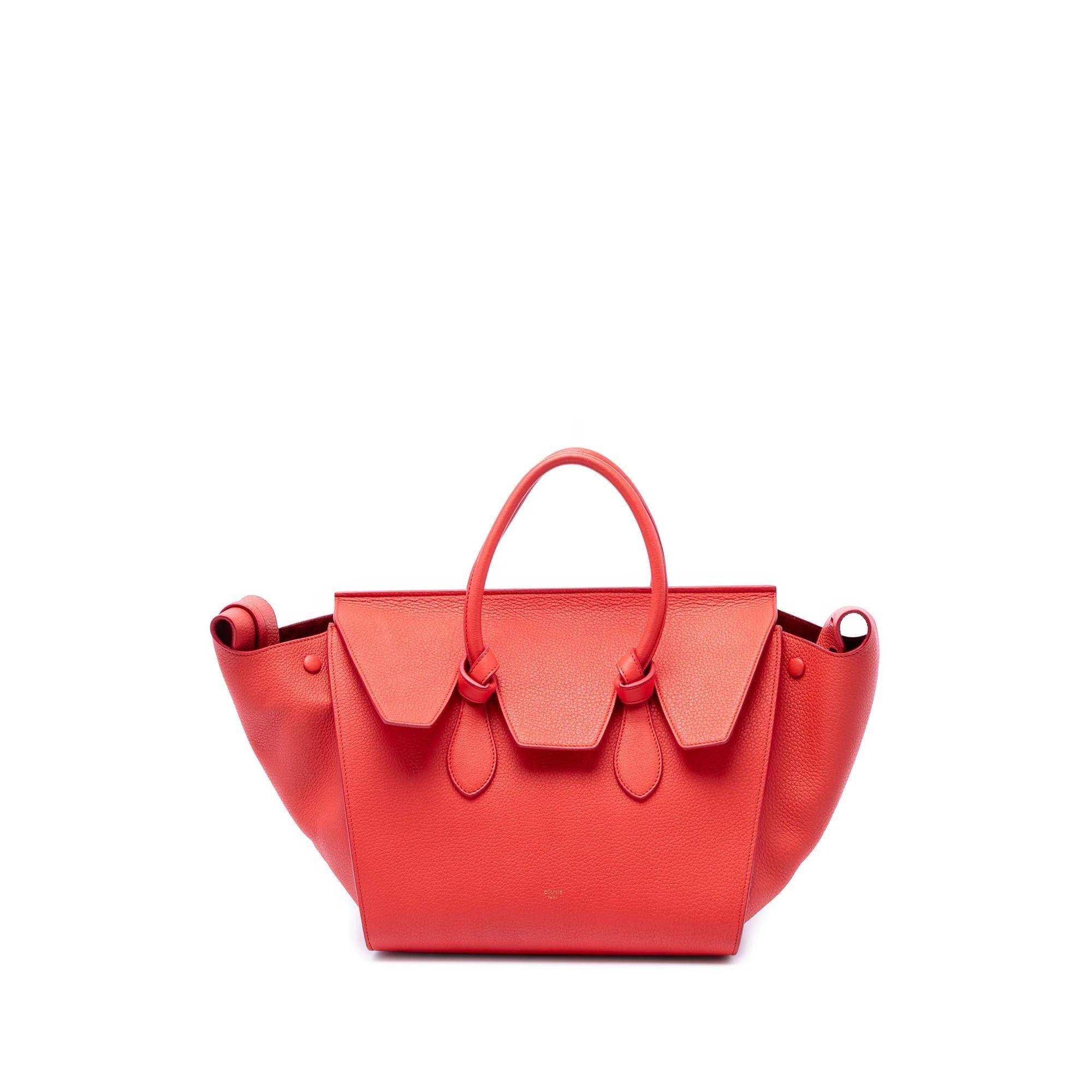Tie pony-style calfskin handbag
