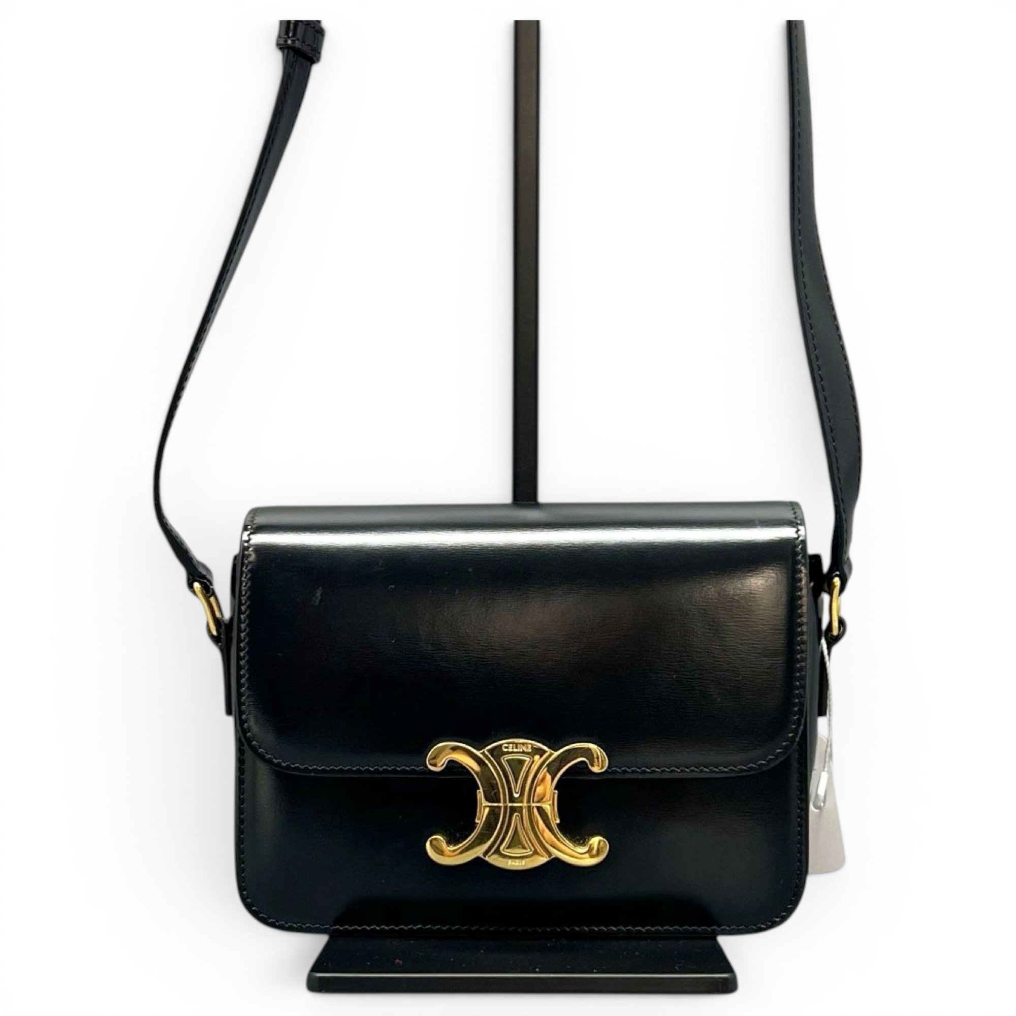 Triomphe leather crossbody bag