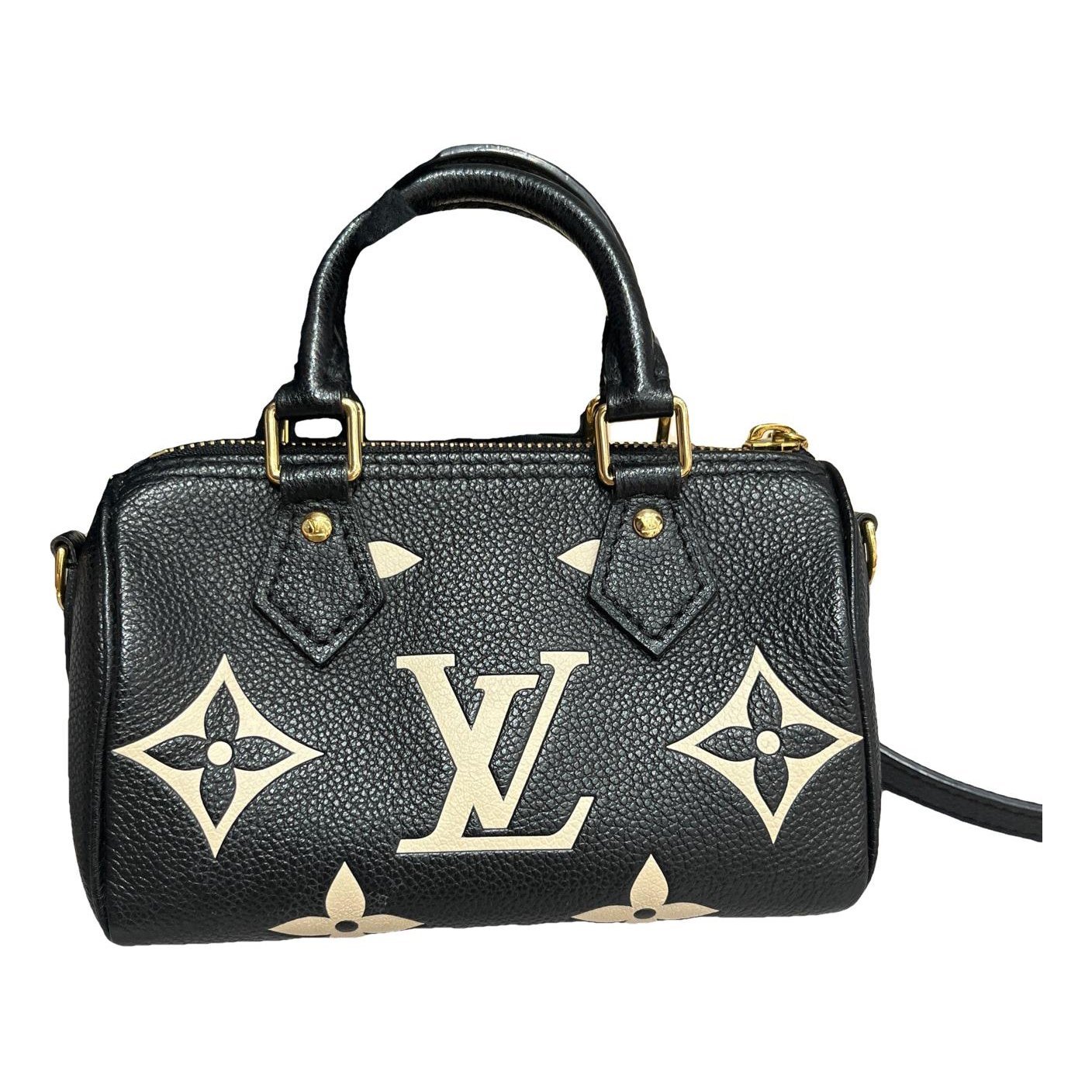 Louis Vuitton Nano Speedy / Mini HL leather handbag