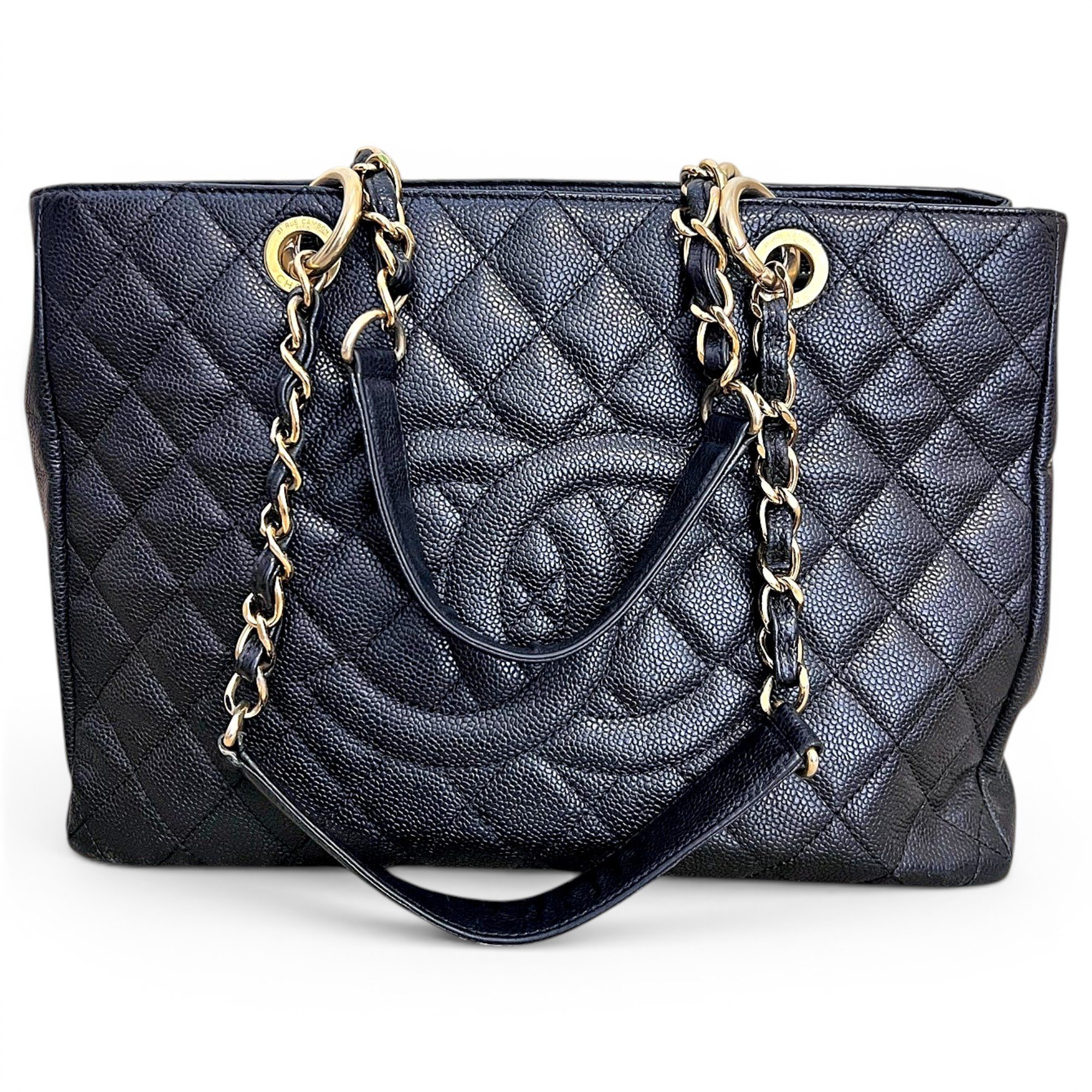Grand shopping leather handbag