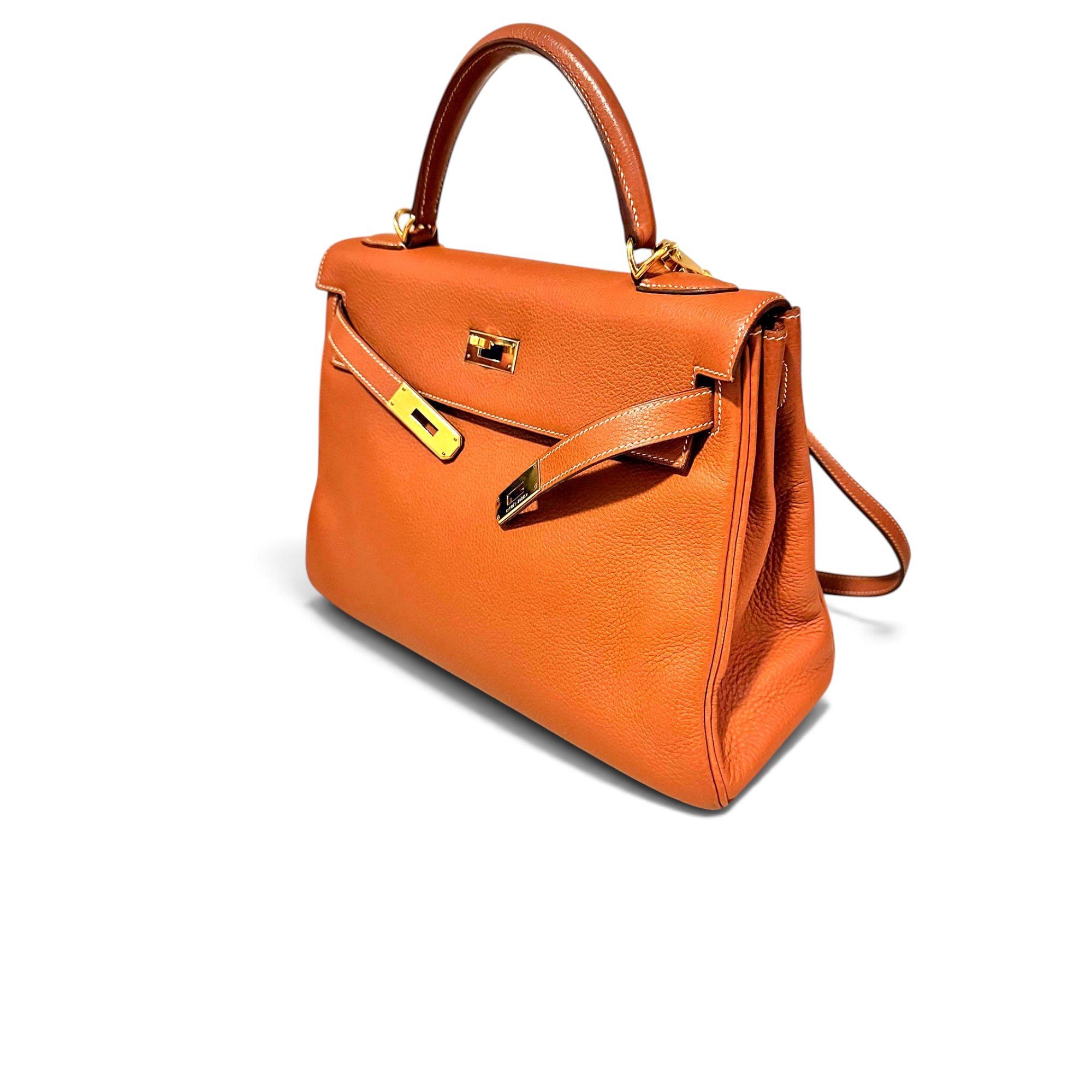 Kelly 32 leather handbag