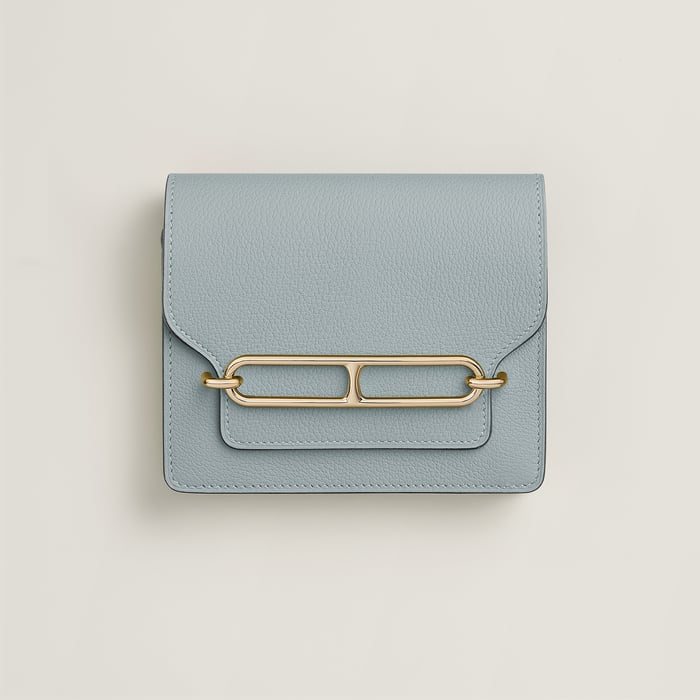 Bleu Glacier Roulis Slim Wallet