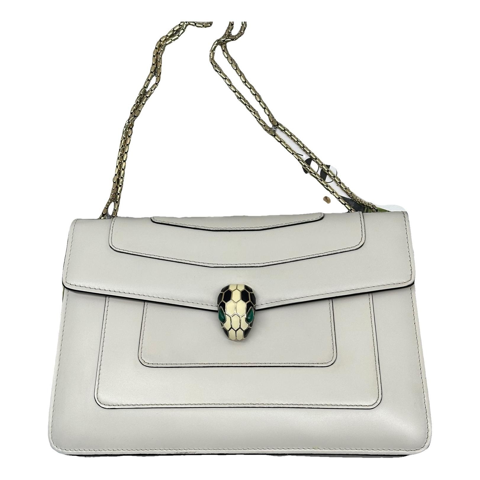 Serpenti leather backpack