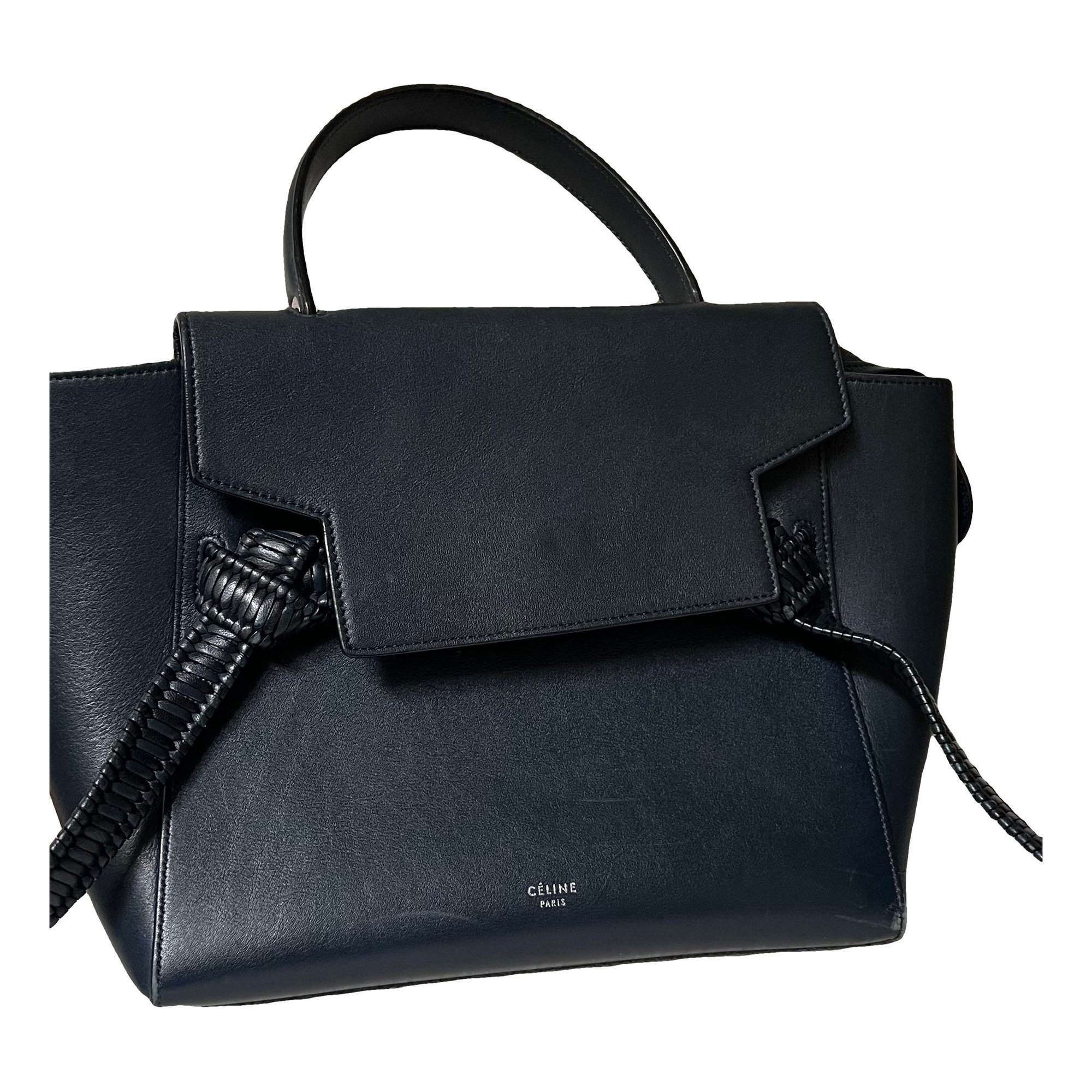 Belt leather handbag