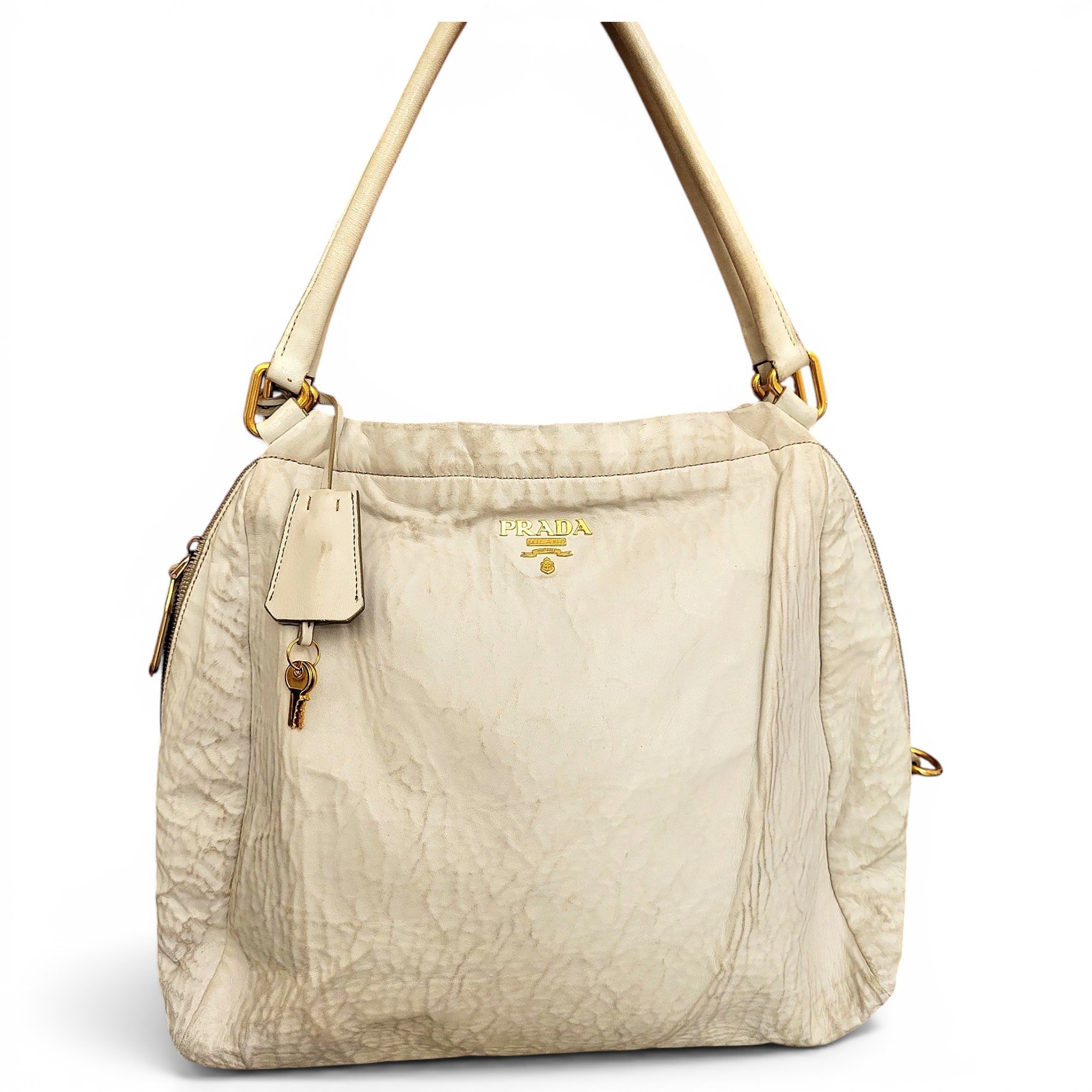 Leather handbag