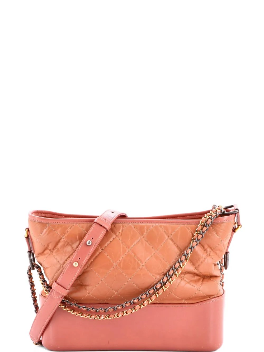 Gabrielle Quilted Aged Calfskin Medium hobo bag