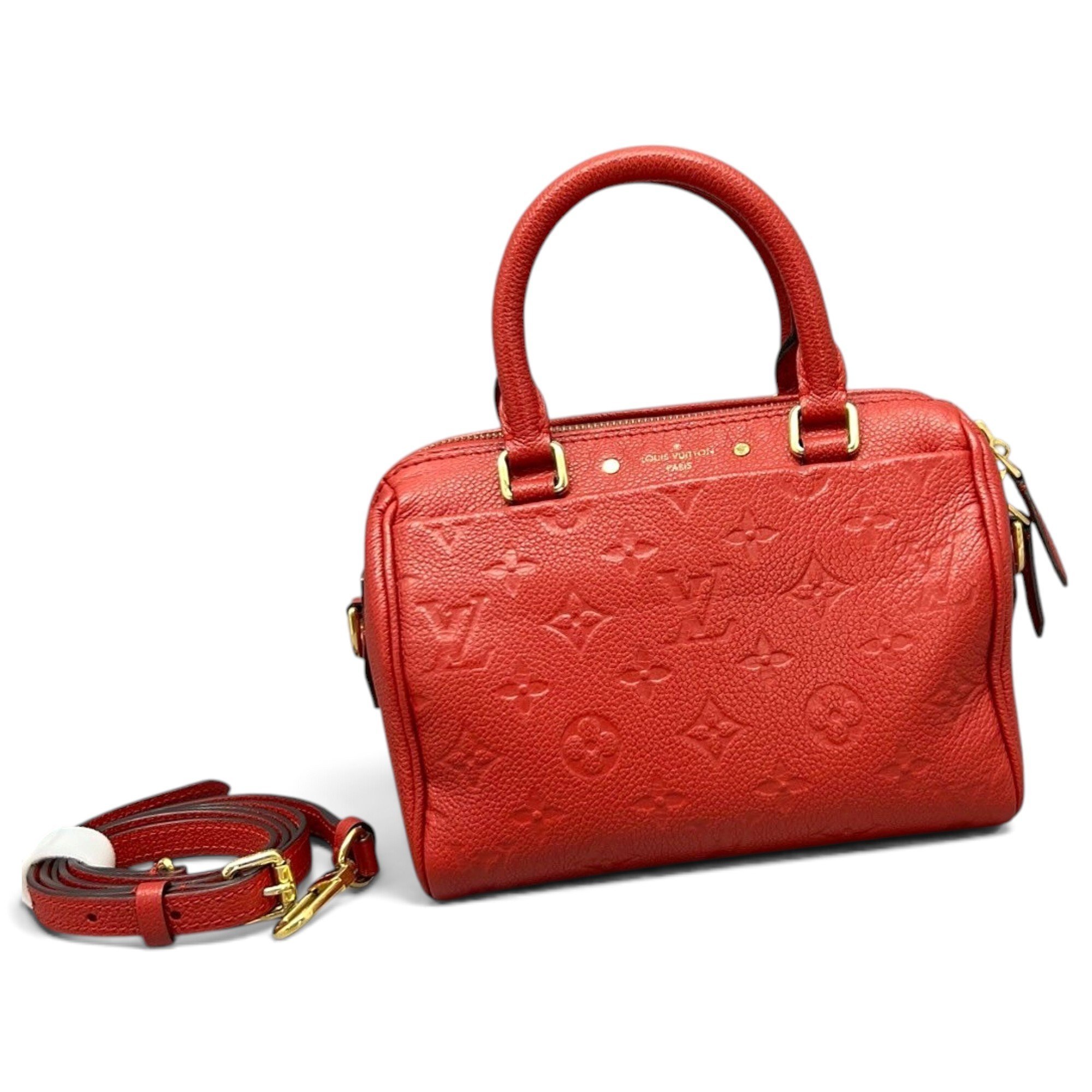 Speedy leather handbag