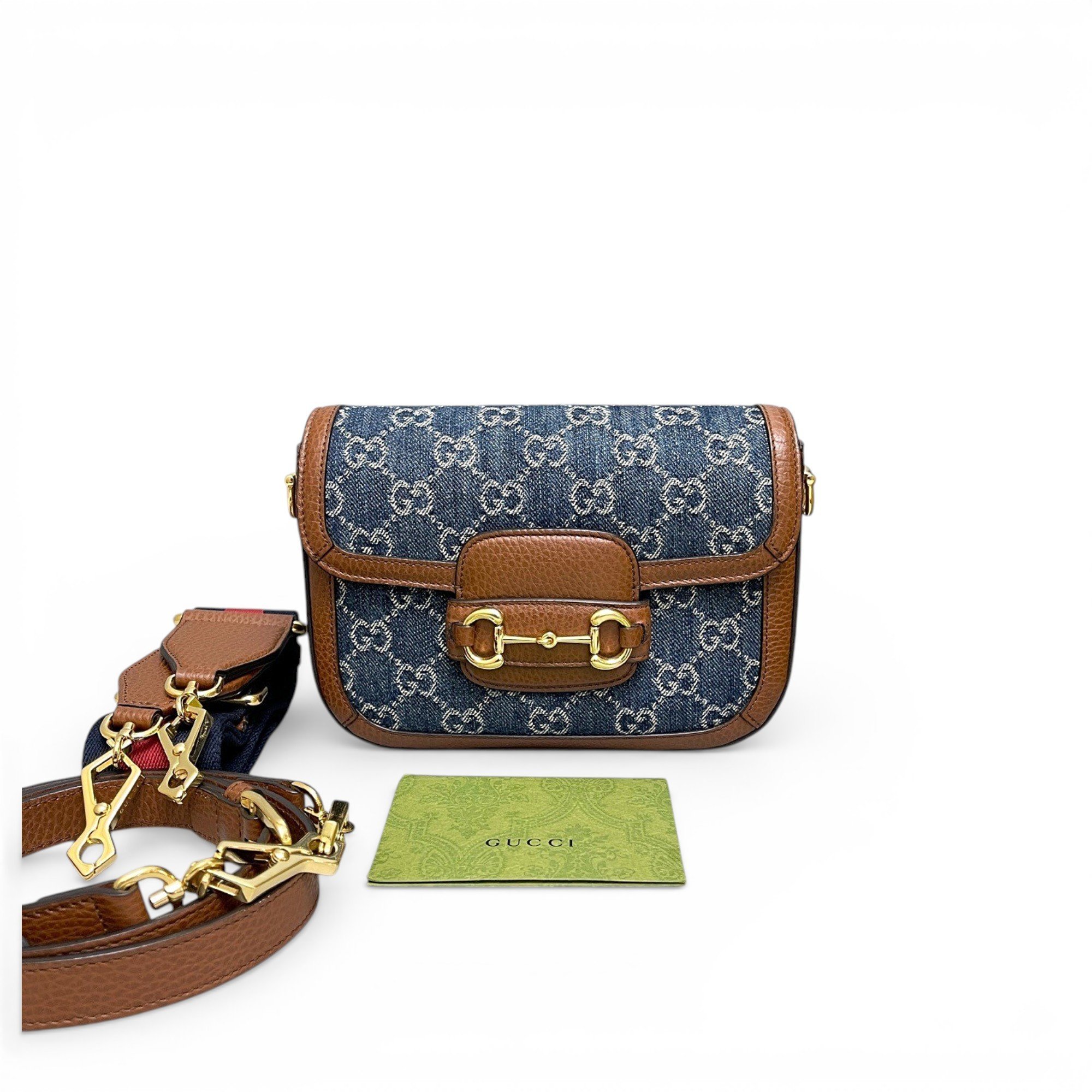 Horsebit 1955 Flap leather handbag