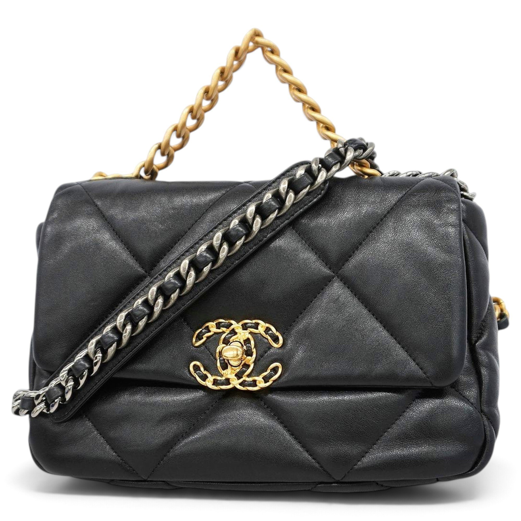 Chanel 19 leather handbag