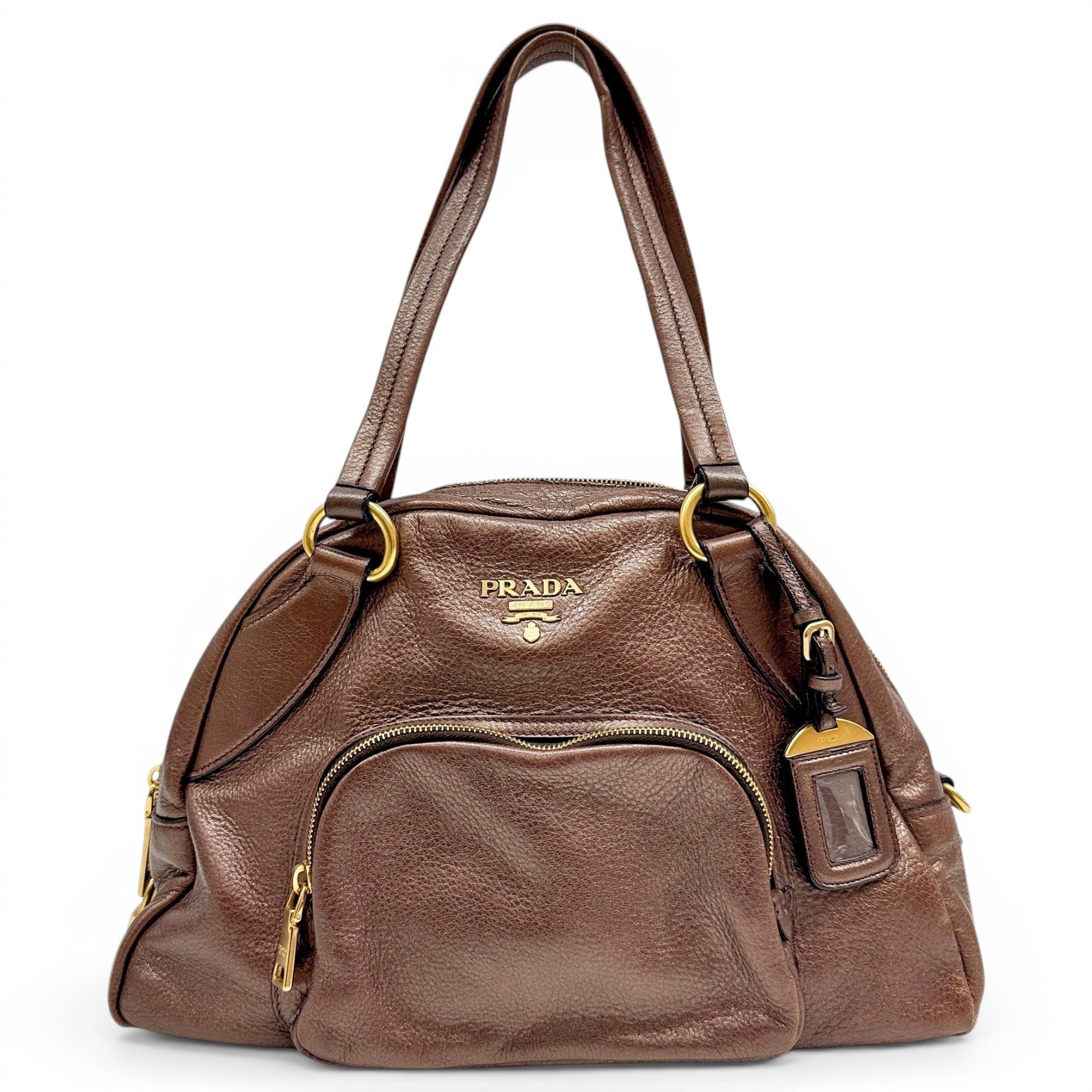 Leather handbag