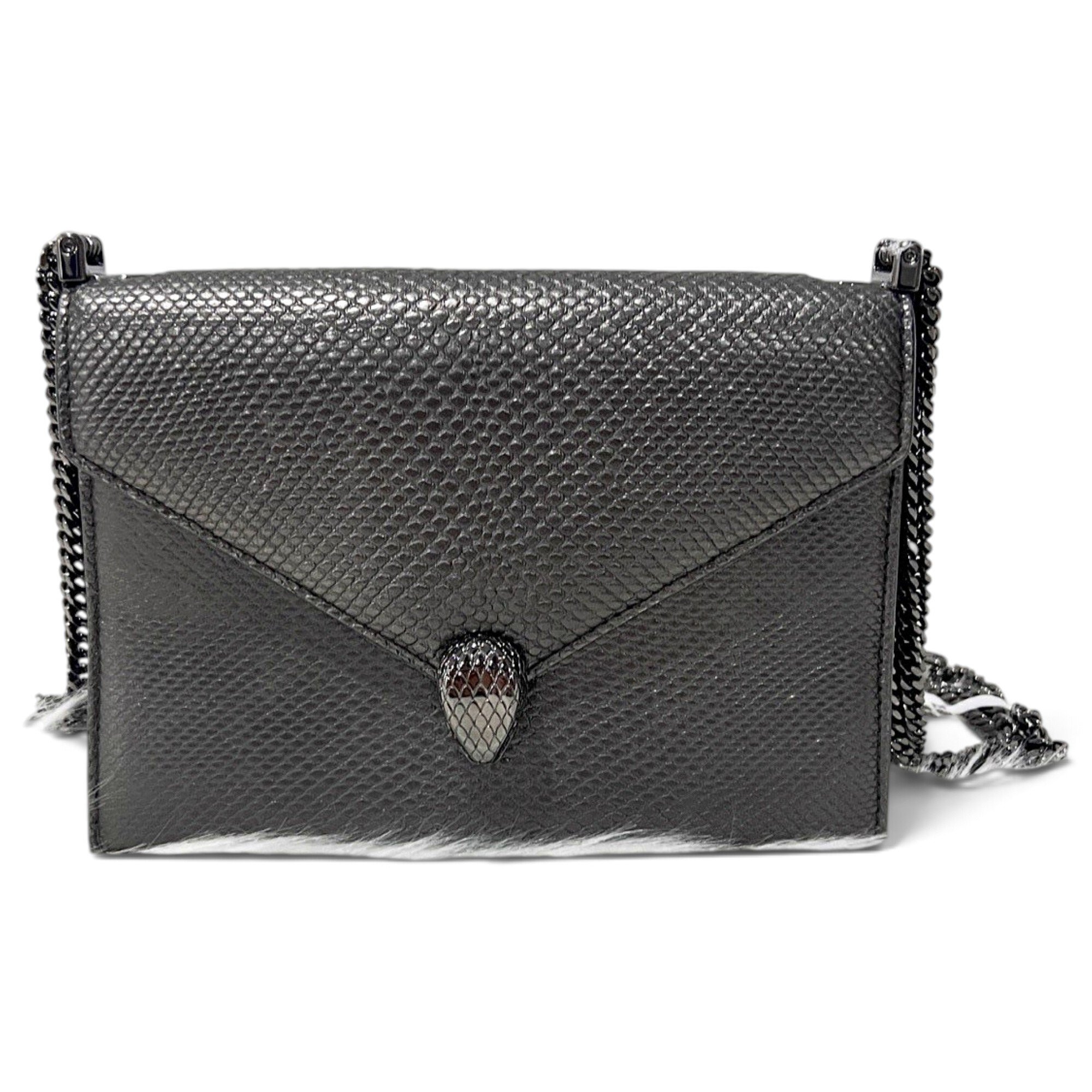 Bvlgari Serpenti leather handbag