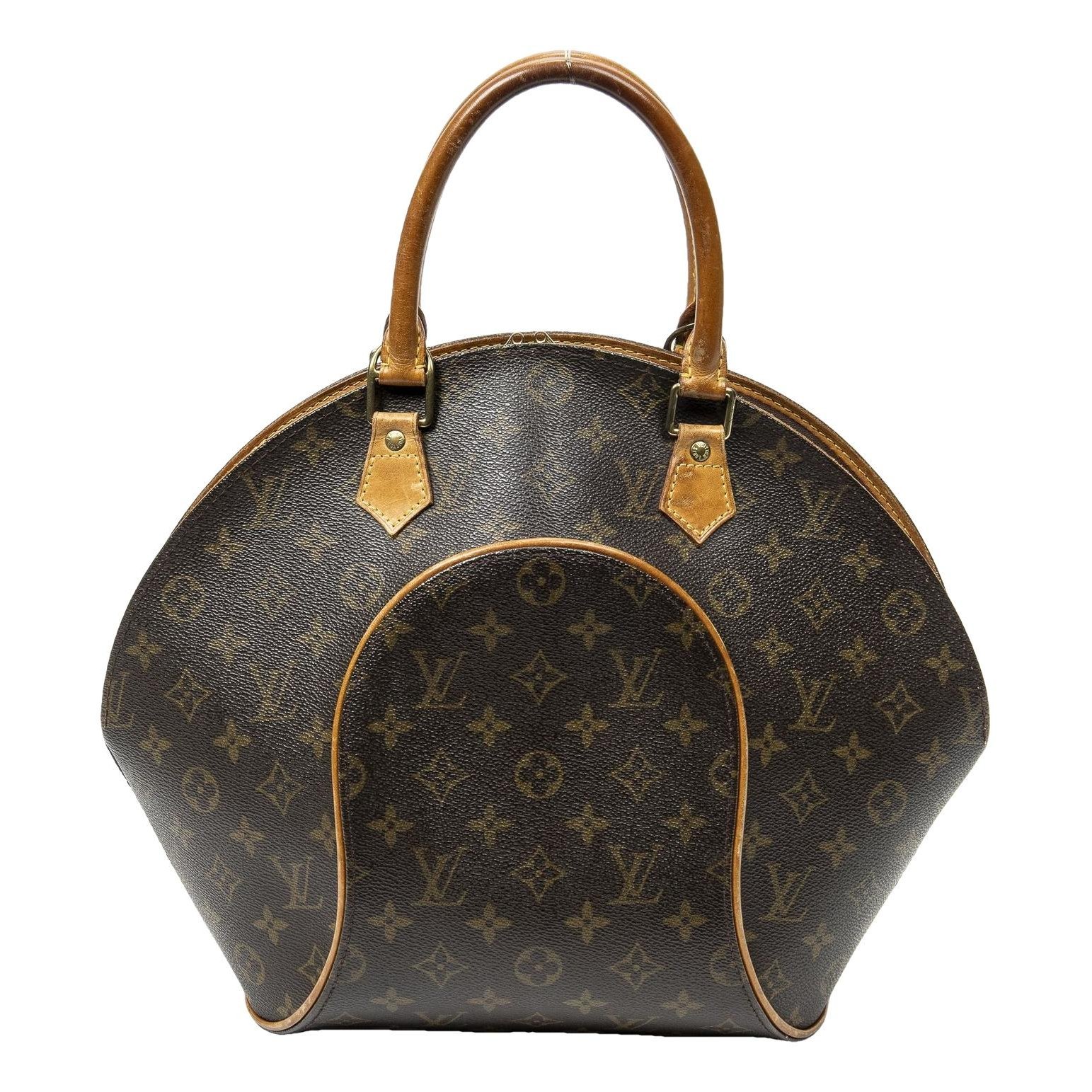 Ellipse cloth handbag