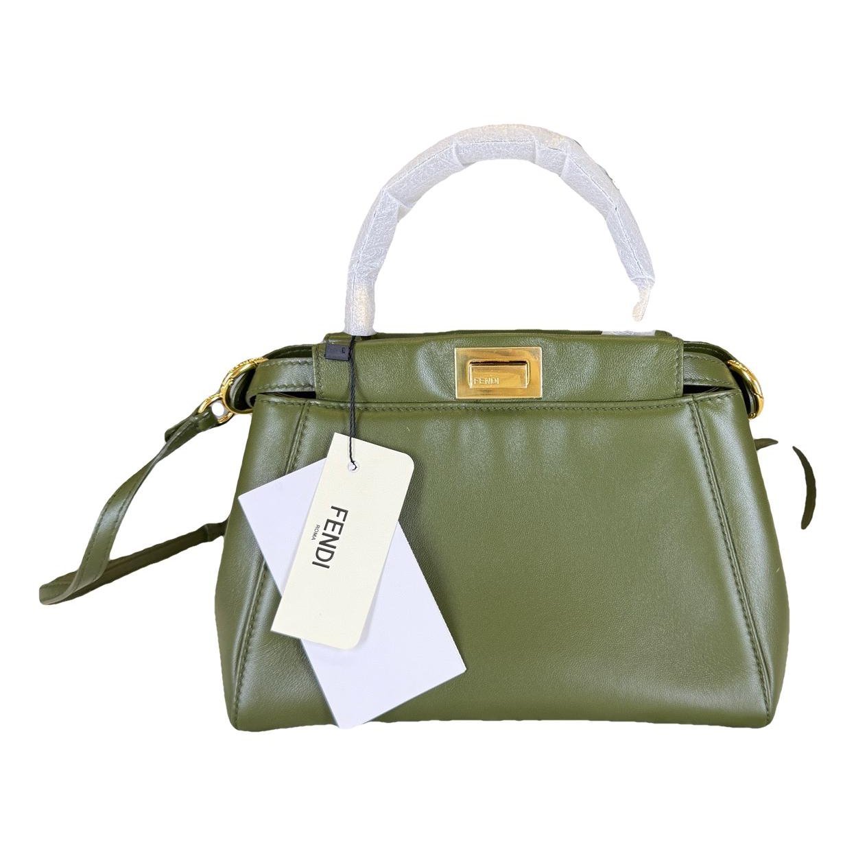 Peekaboo leather handbag